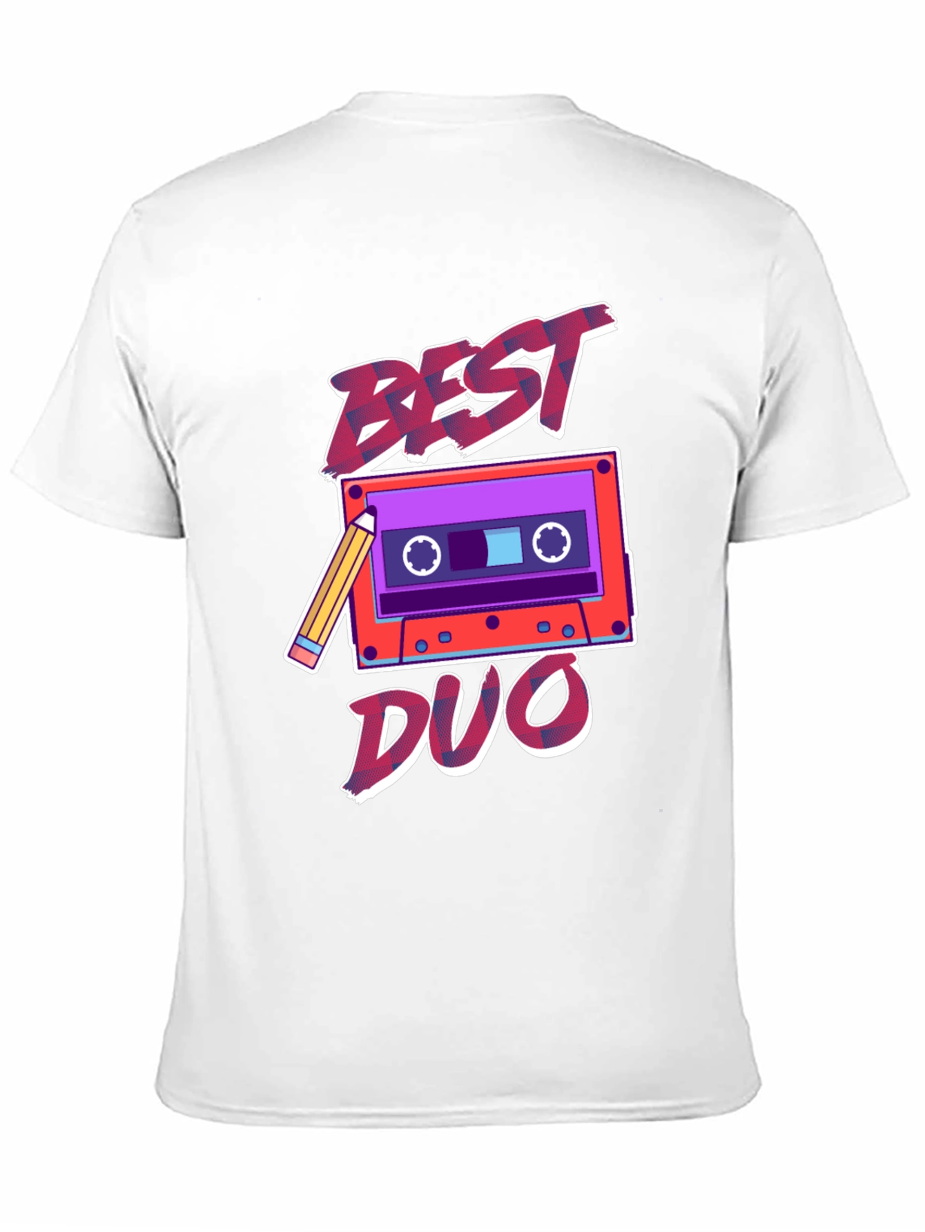 Black Best Duo Cassette Tape Graphic Tee - Retro Style view 11