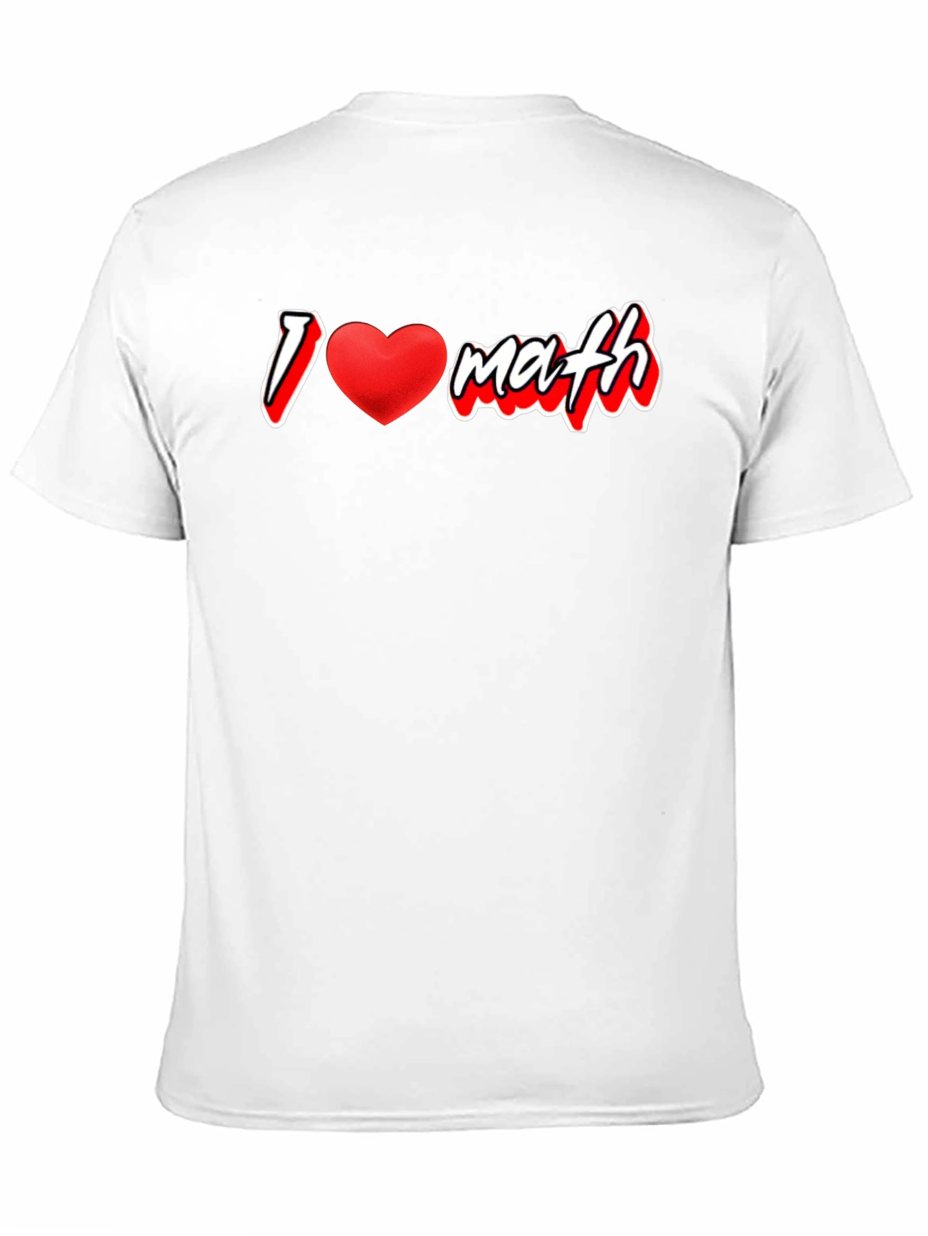 Black I Heart Math Graphic T-Shirt view 11