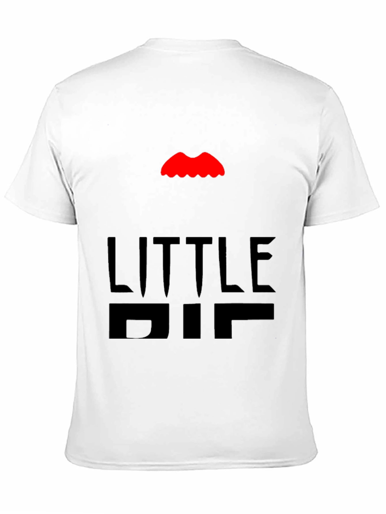 Black Little Big Tee - Funny Graphic T-Shirt view 11