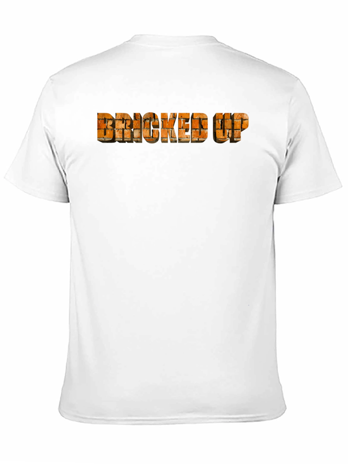 Black Bricked Up Graphic Tee - Novelty T-Shirt view 11