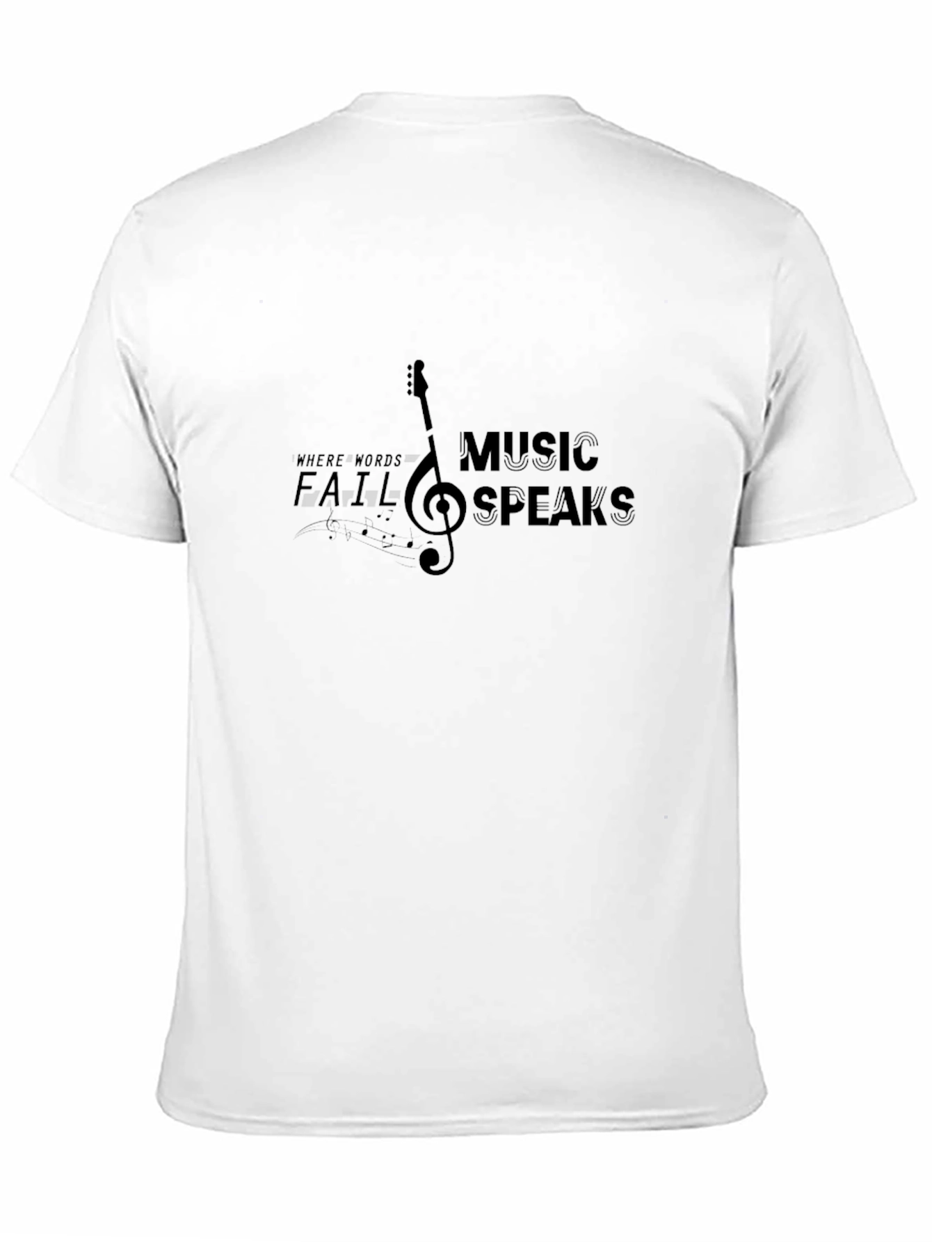 Black Music Speaks Graphic Tee view 11