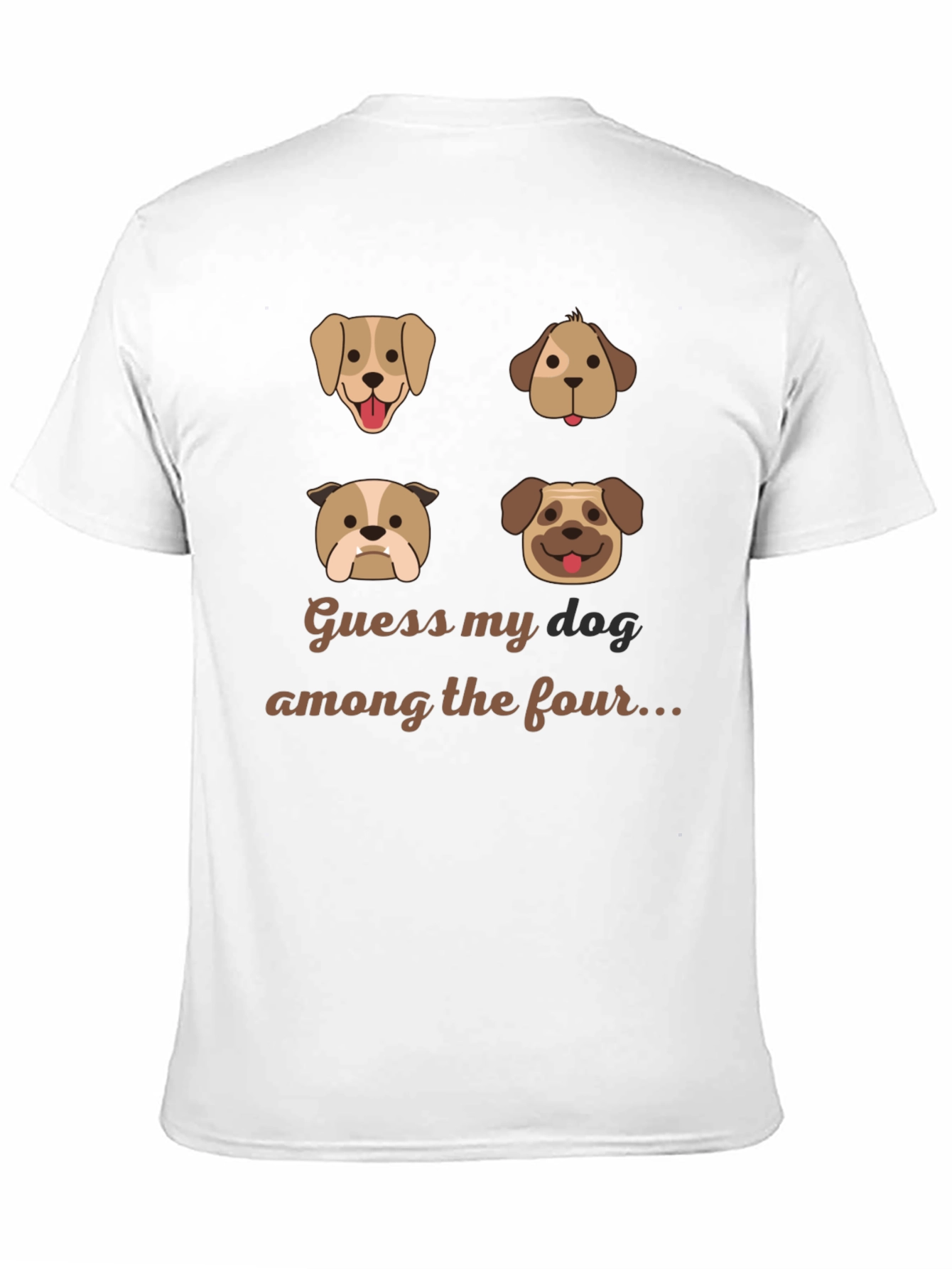 Black Dog Lover Tee: Guess My Dog T-Shirt view 11