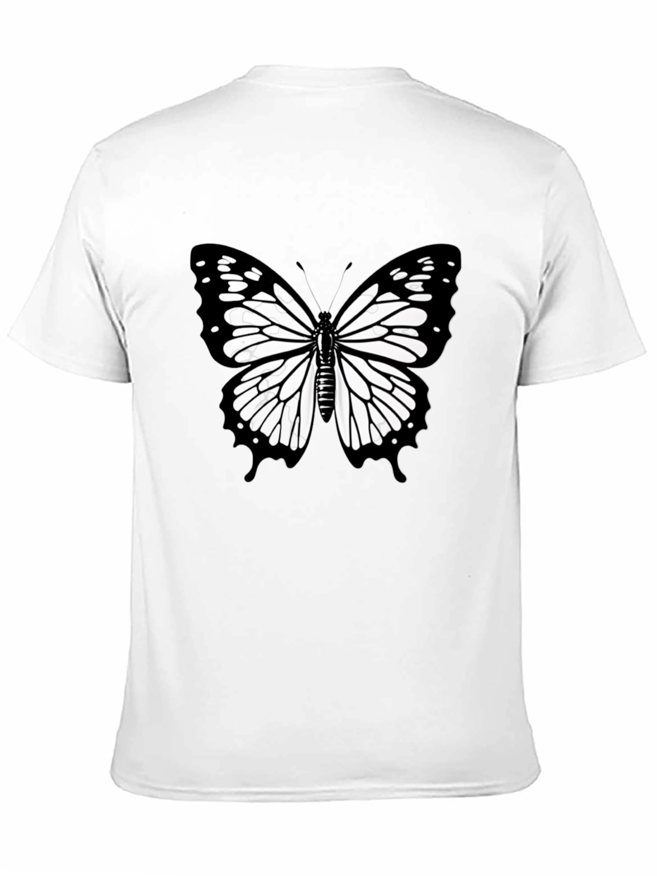 Black Butterfly Graphic Black T-Shirt view 11