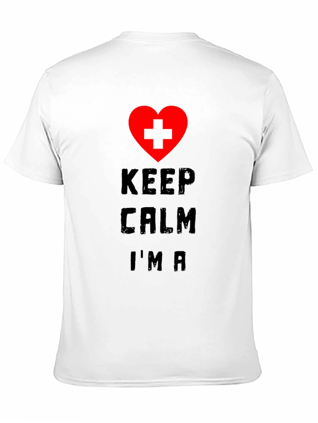 Black Keep Calm I'm A... Graphic Tee view 11