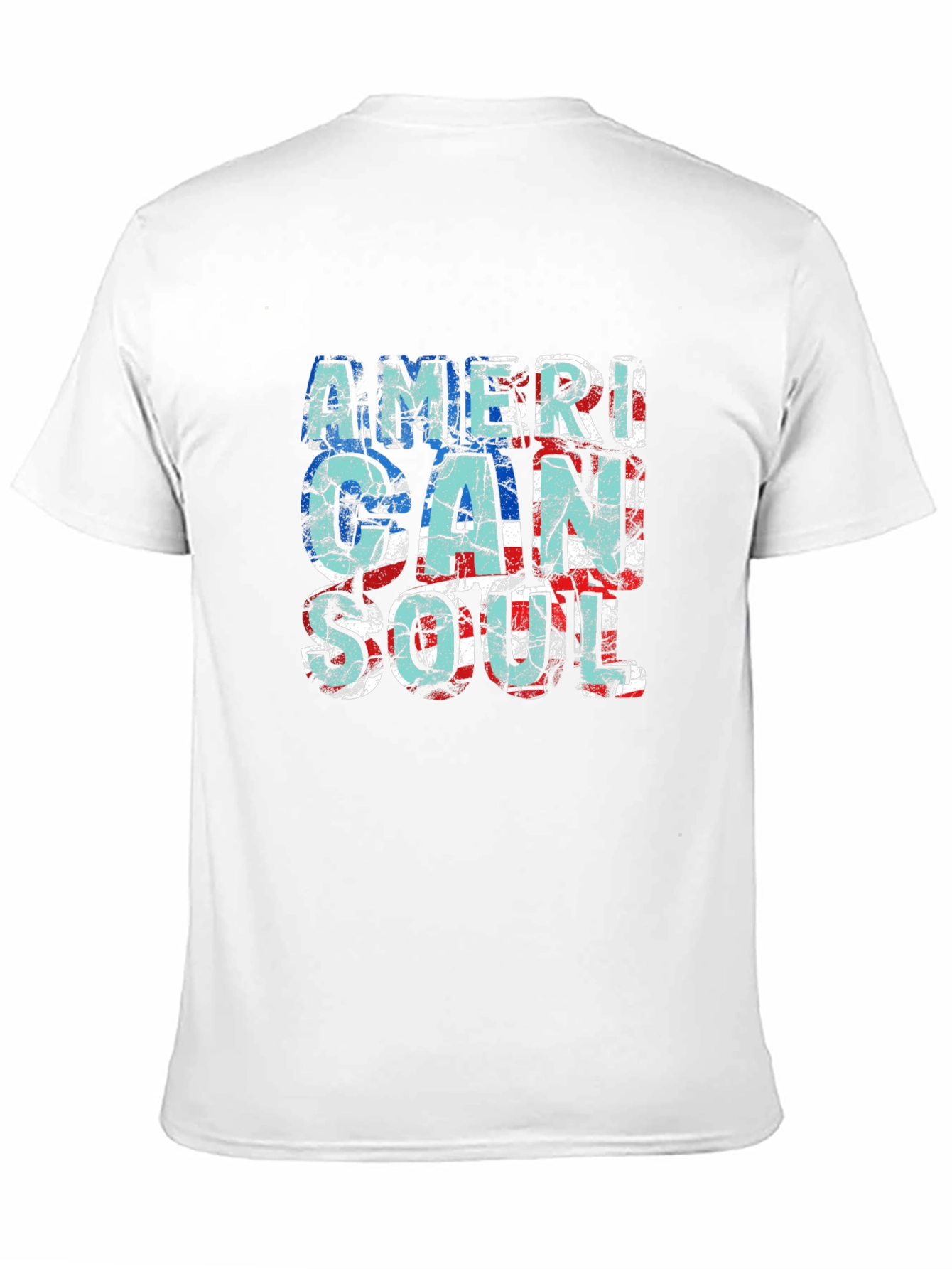 Black American Soul Graphic Print Black T-Shirt view 11