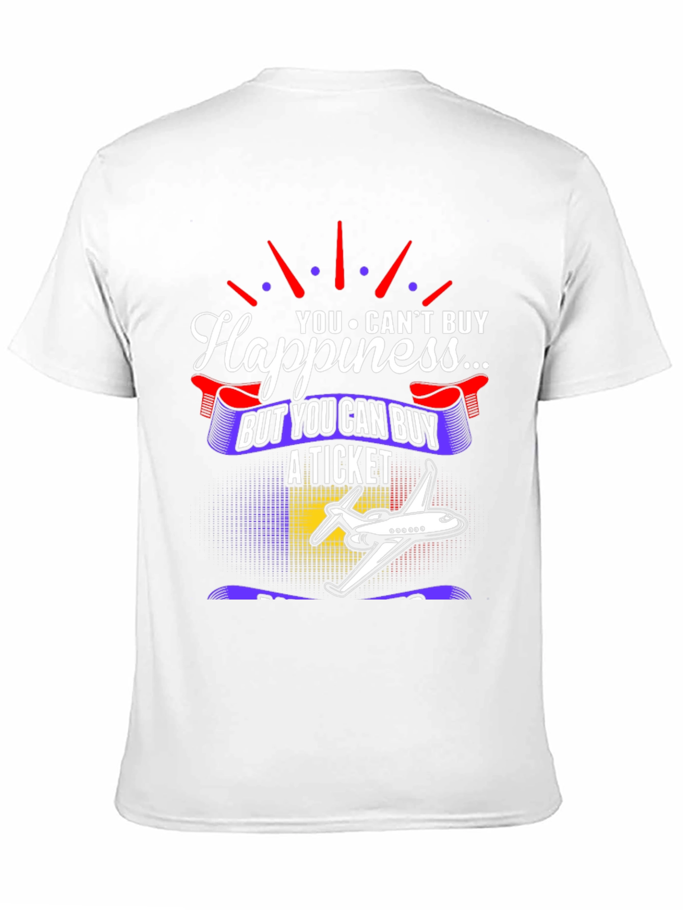 Black Happiness Ticket Graphic Tee view 11