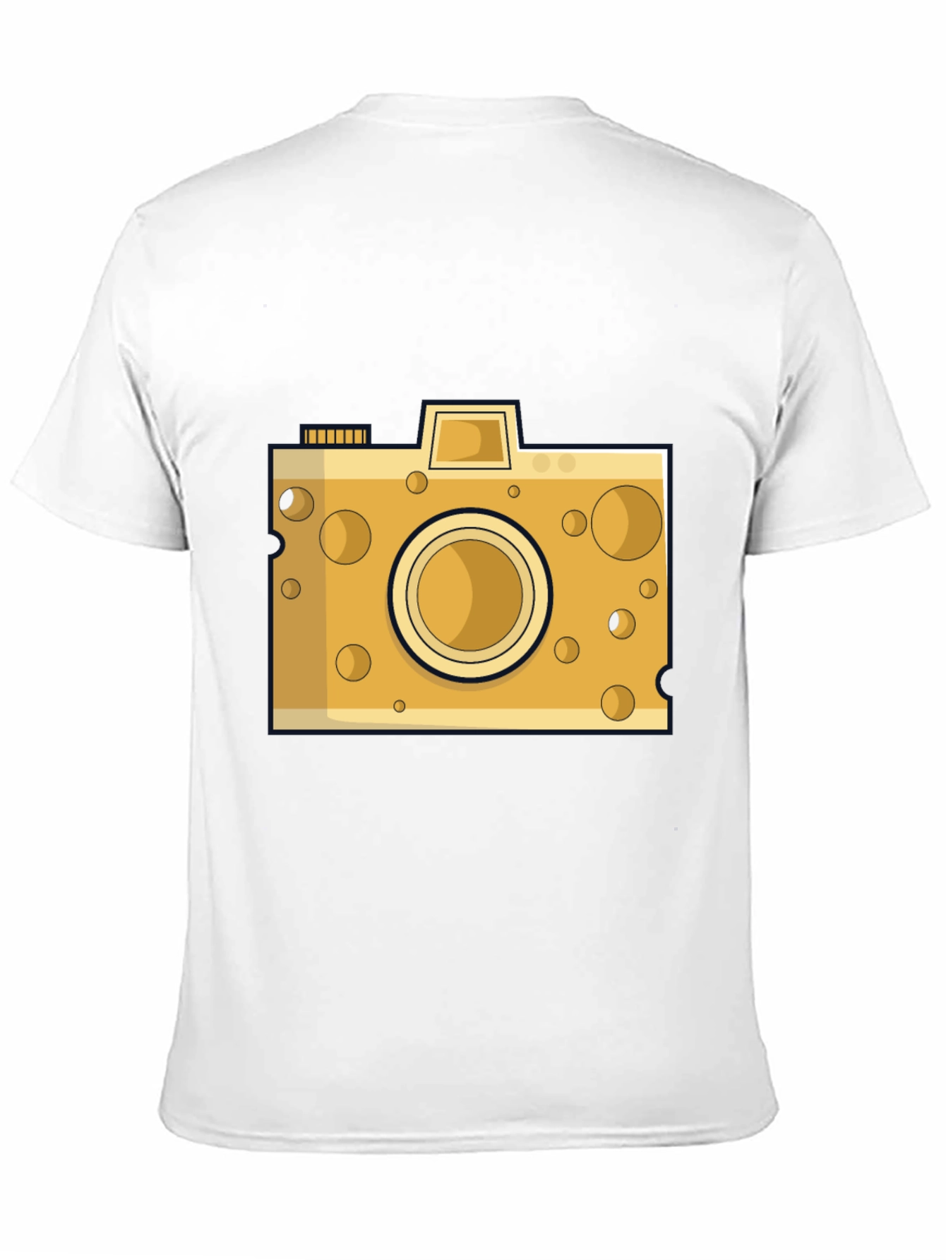 Black Cheese Camera Graphic Tee - Black Cotton view 11