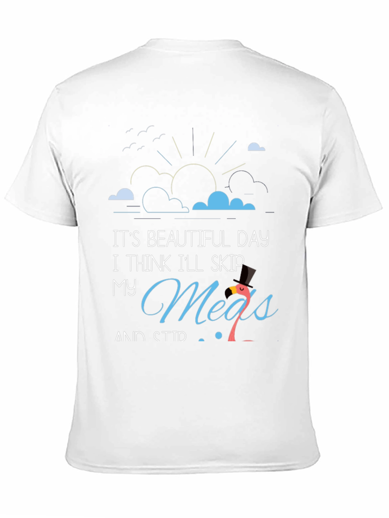 Black Humorous "Skip My Meds" Graphic Tee view 11