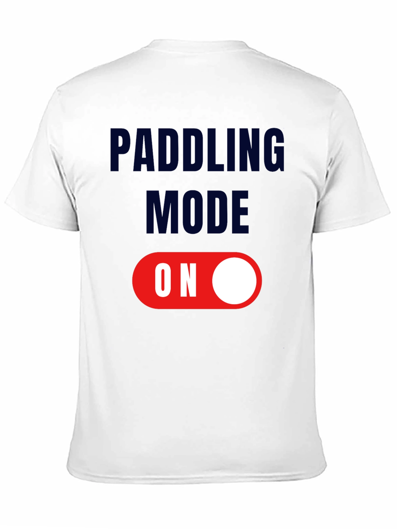 Black Paddling Mode On T-Shirt view 11