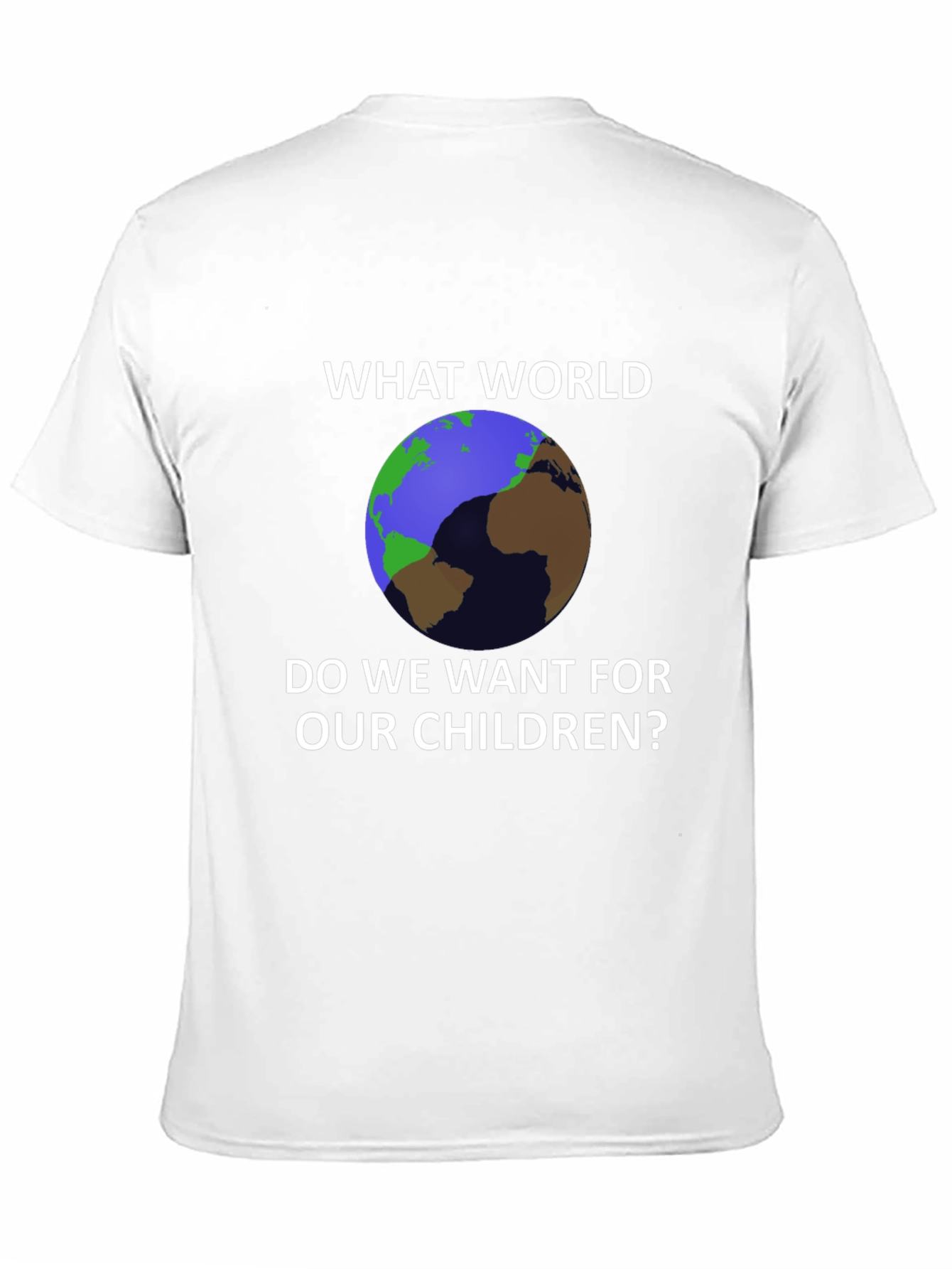 Black Eco-Friendly World Graphic T-Shirt view 11