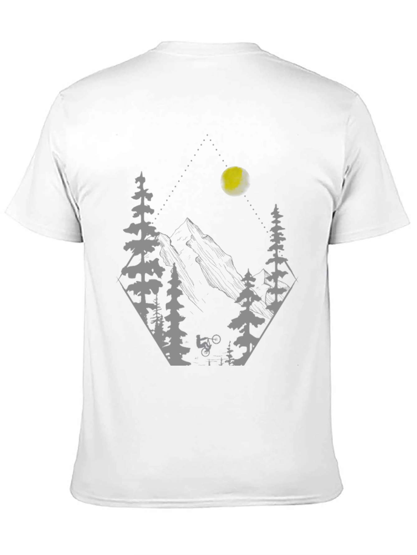 Black Mountain Biker Graphic T-Shirt - Adventure Ready view 11