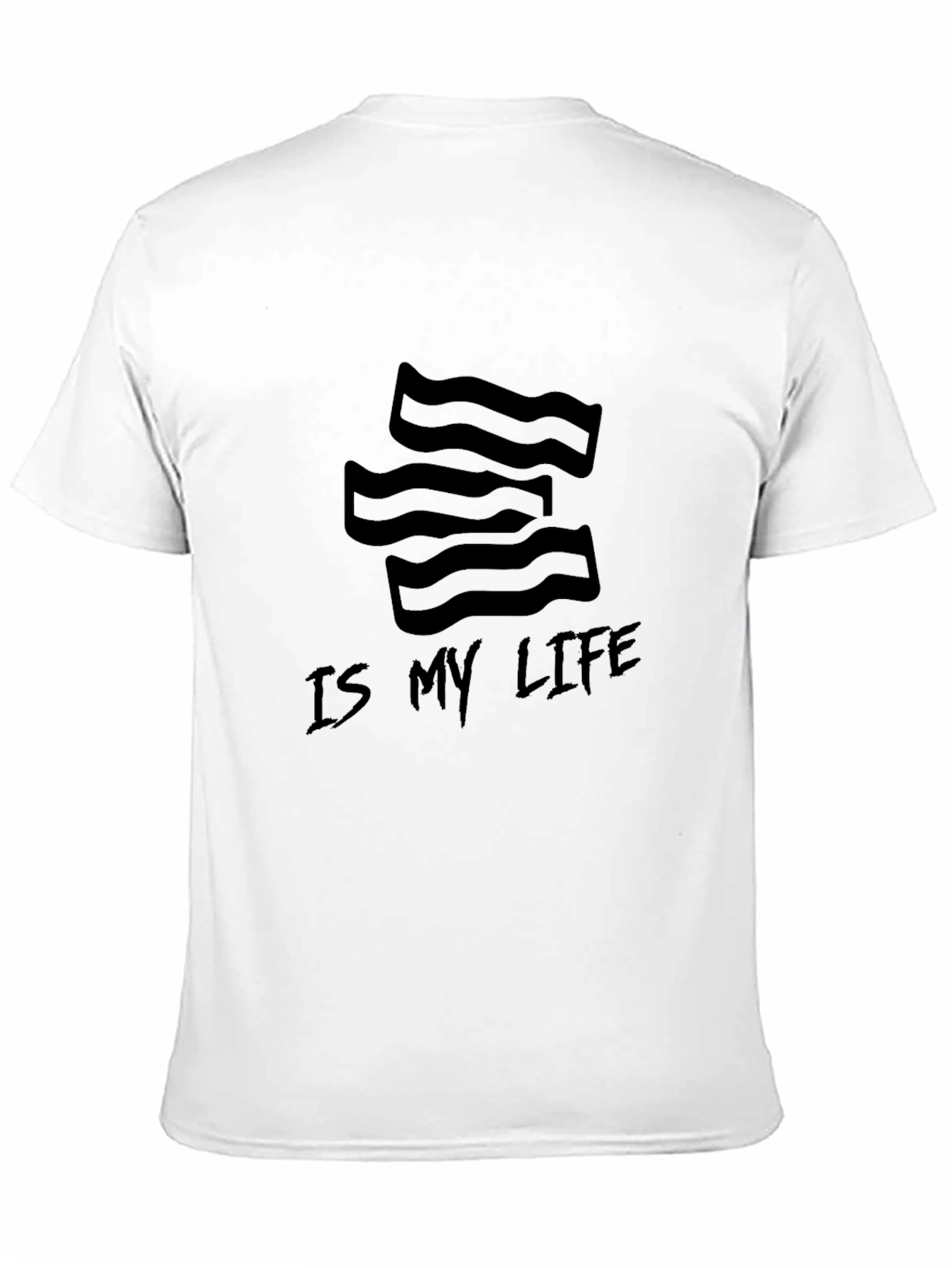 Black Bacon is My Life Graphic Tee view 11