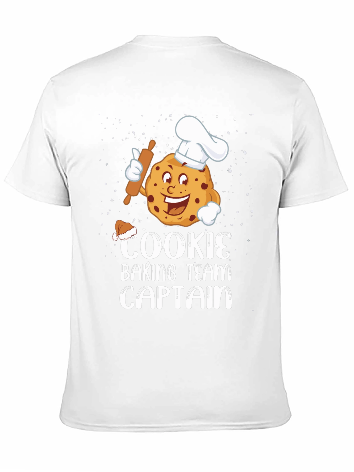 Black Cookie Baking Team Captain T-Shirt view 11