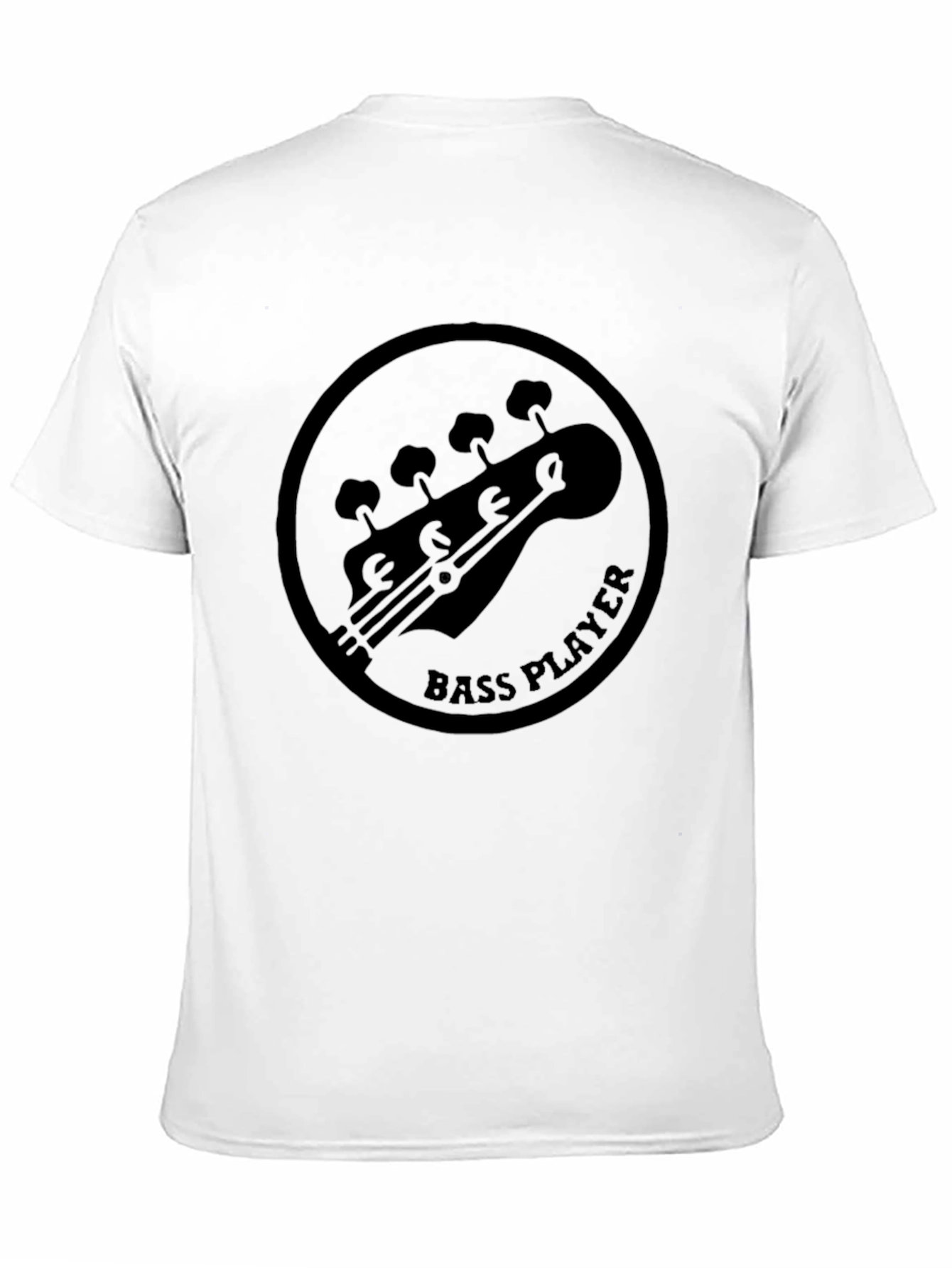 Black Bass Player Black Graphic Tee view 11