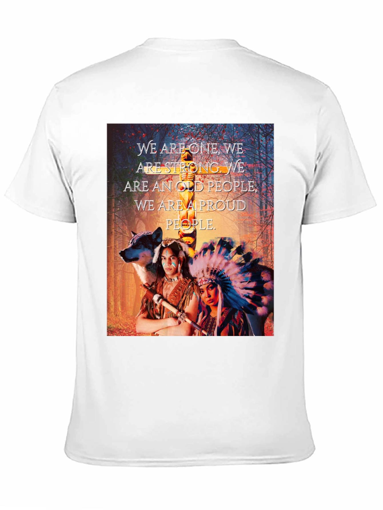 Black Native American Pride T-Shirt view 11