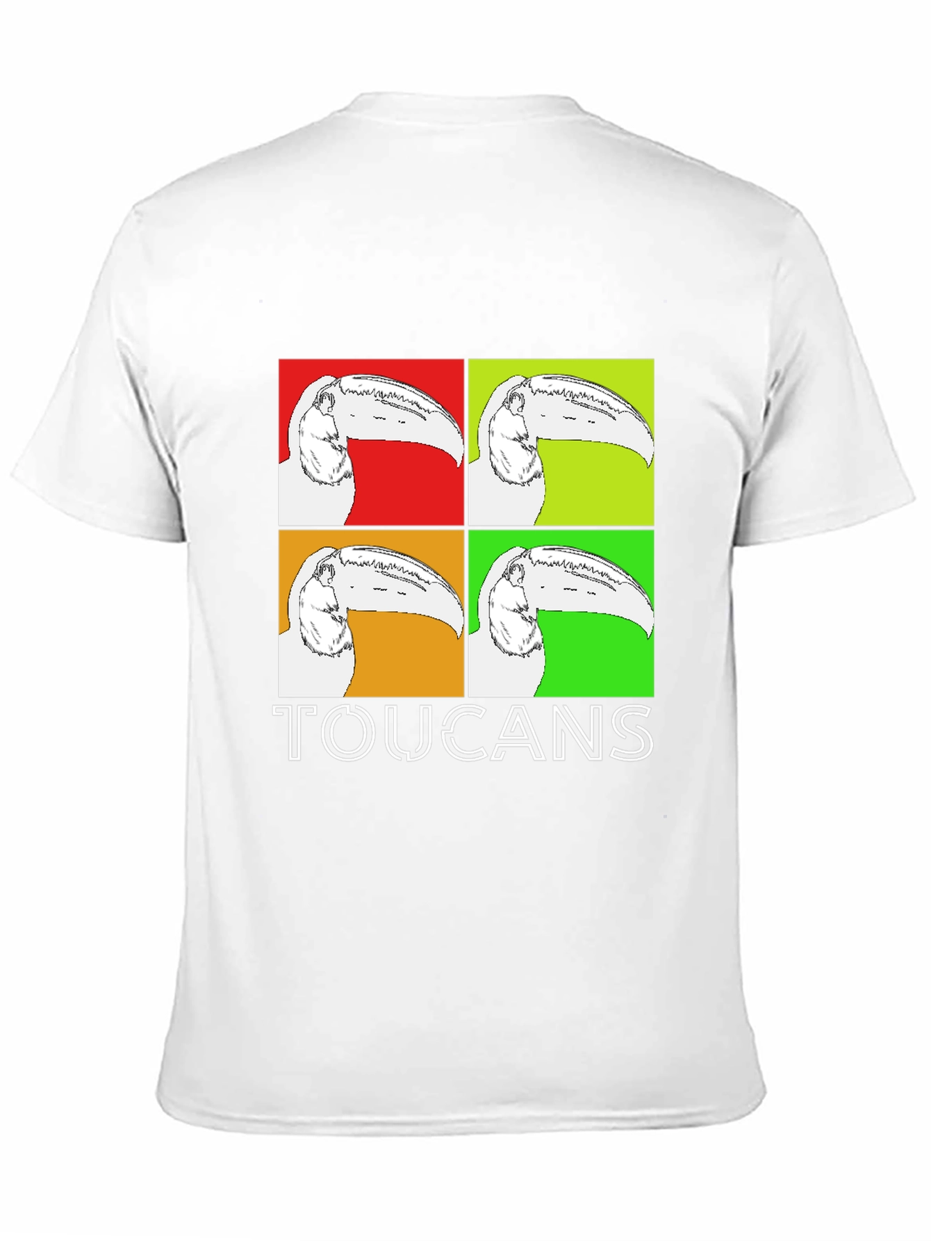 Black Pop Art Toucan T-Shirt - Bold Graphic Tee view 11