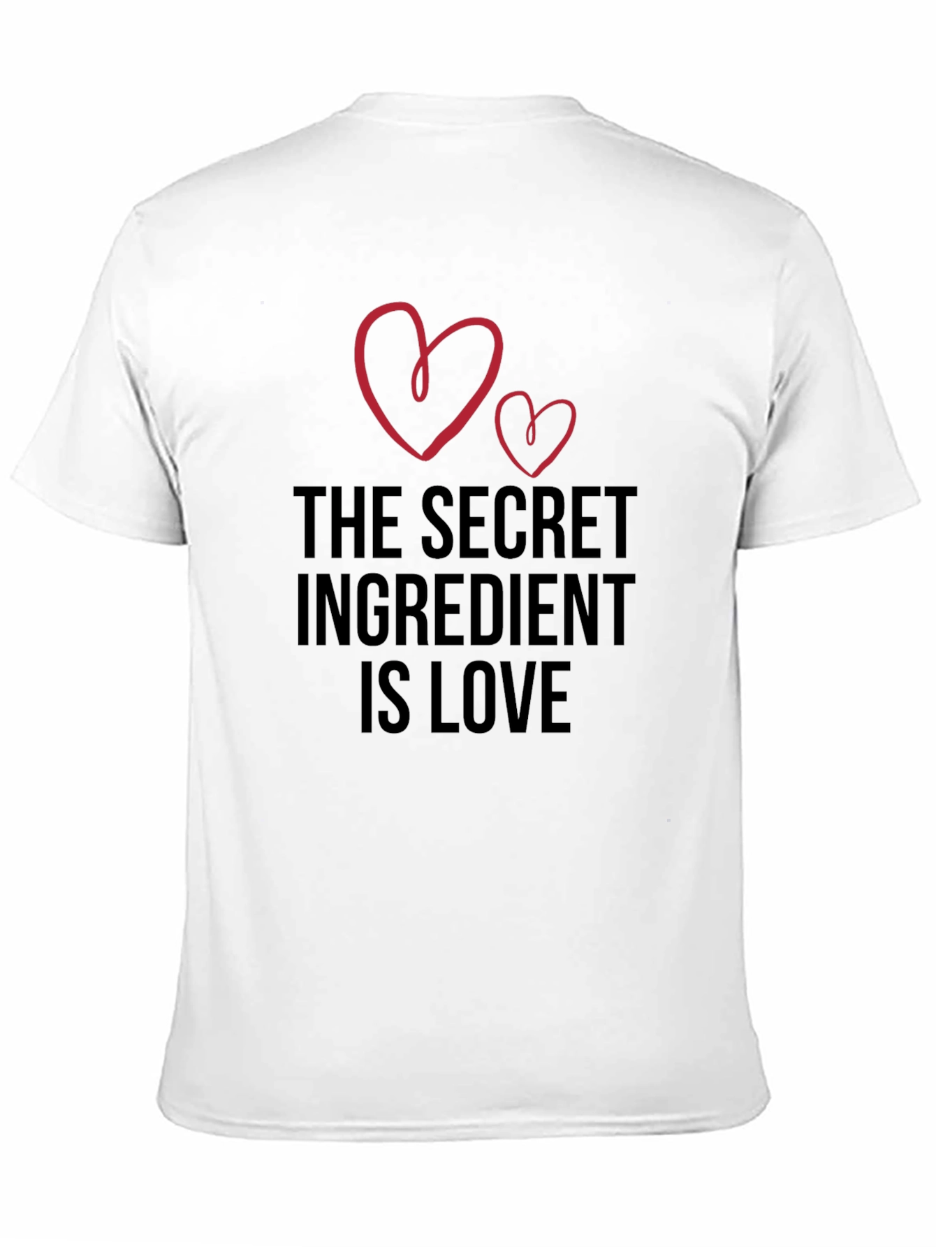 Black The Secret Ingredient is Love T-Shirt view 11