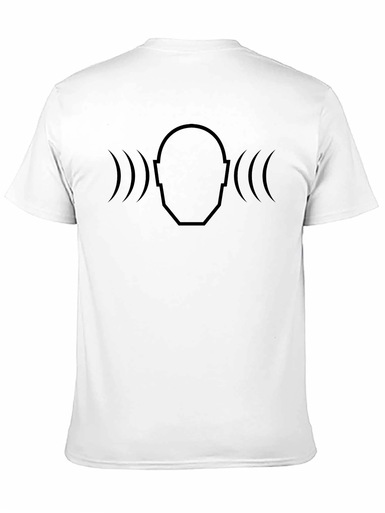 Soundwave Head T-Shirt - Modern Minimalist Design - 11
