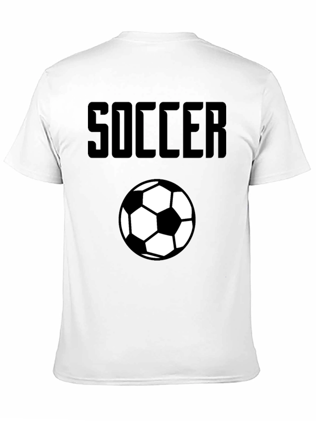 Black Soccer Graphic T-Shirt - Classic Black view 11
