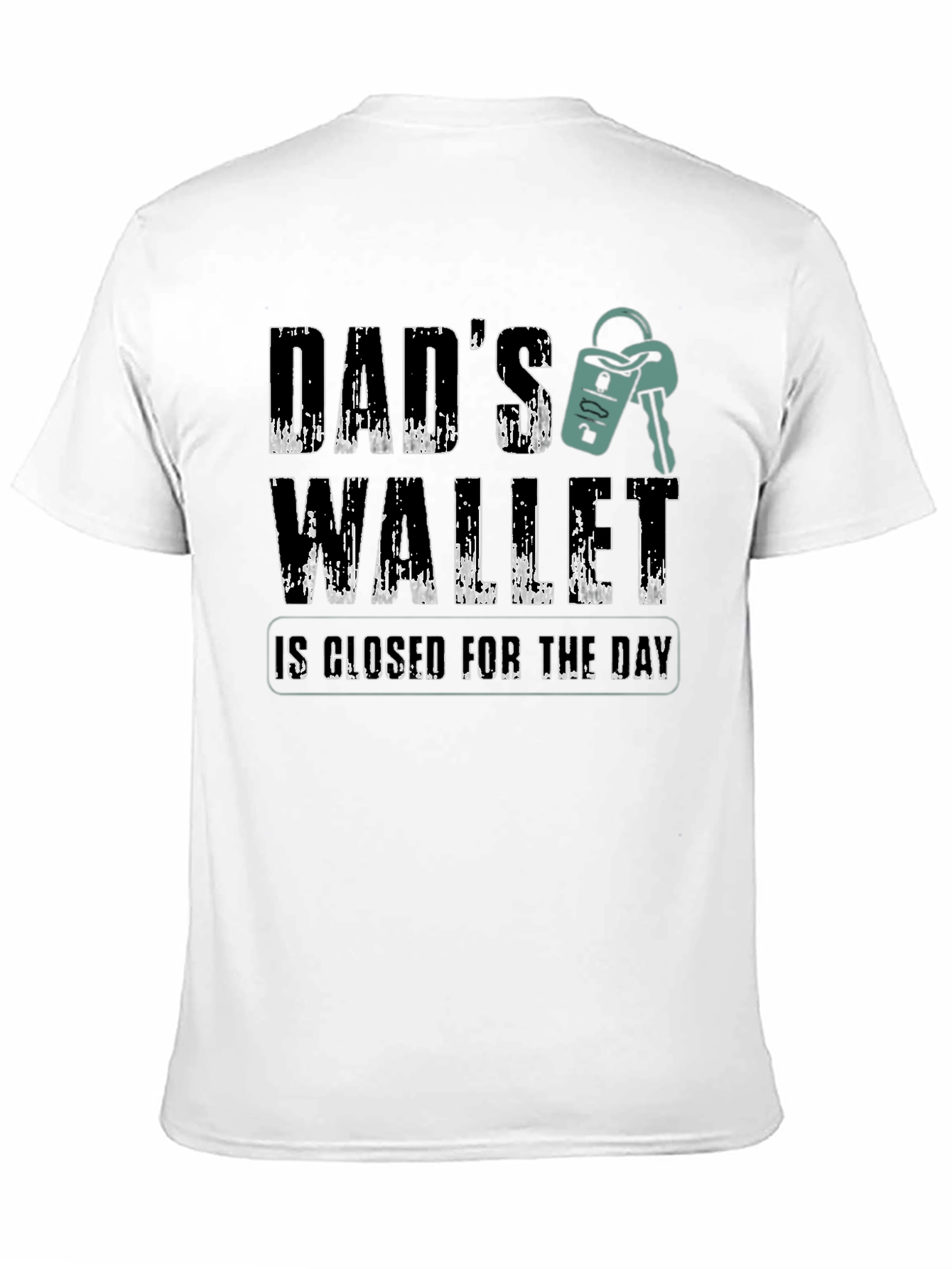 Black Dad's Wallet T-Shirt - Funny Father's Day Gift view 11