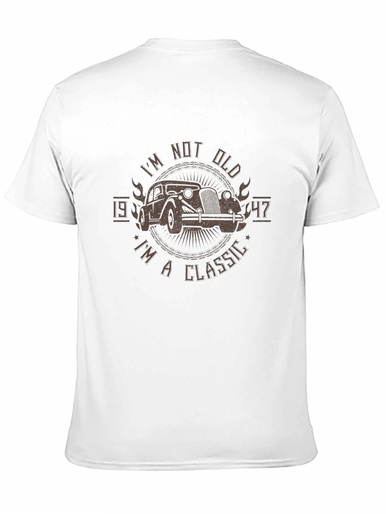 Black I'm Not Old I'm A Classic 1947 T-Shirt view 11