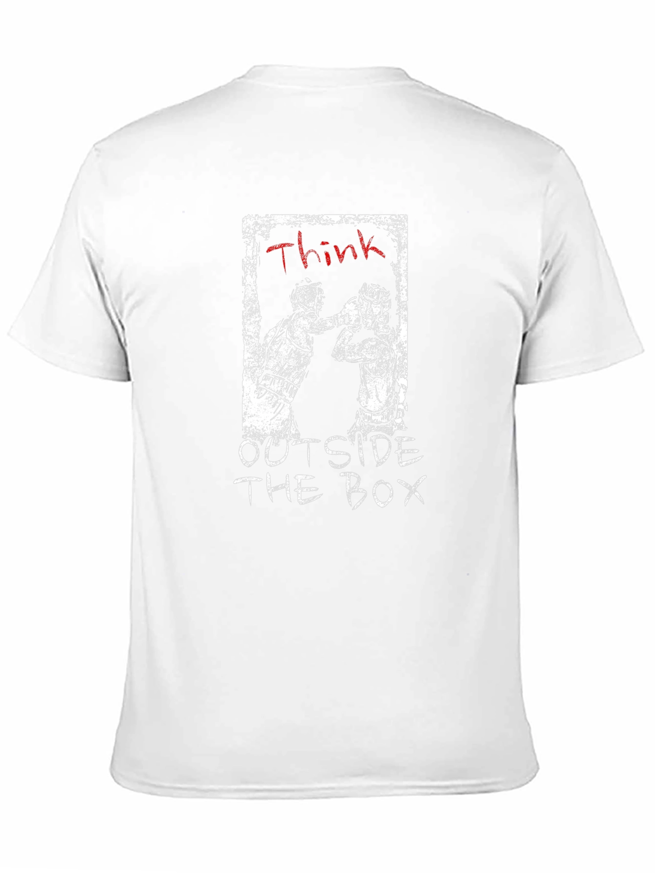 Black Think Outside the Box Black Graphic Tee view 11