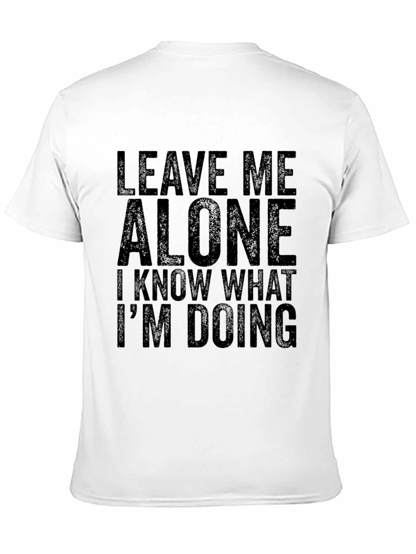 Black Leave Me Alone Graphic T-Shirt - Relaxed Fit view 11