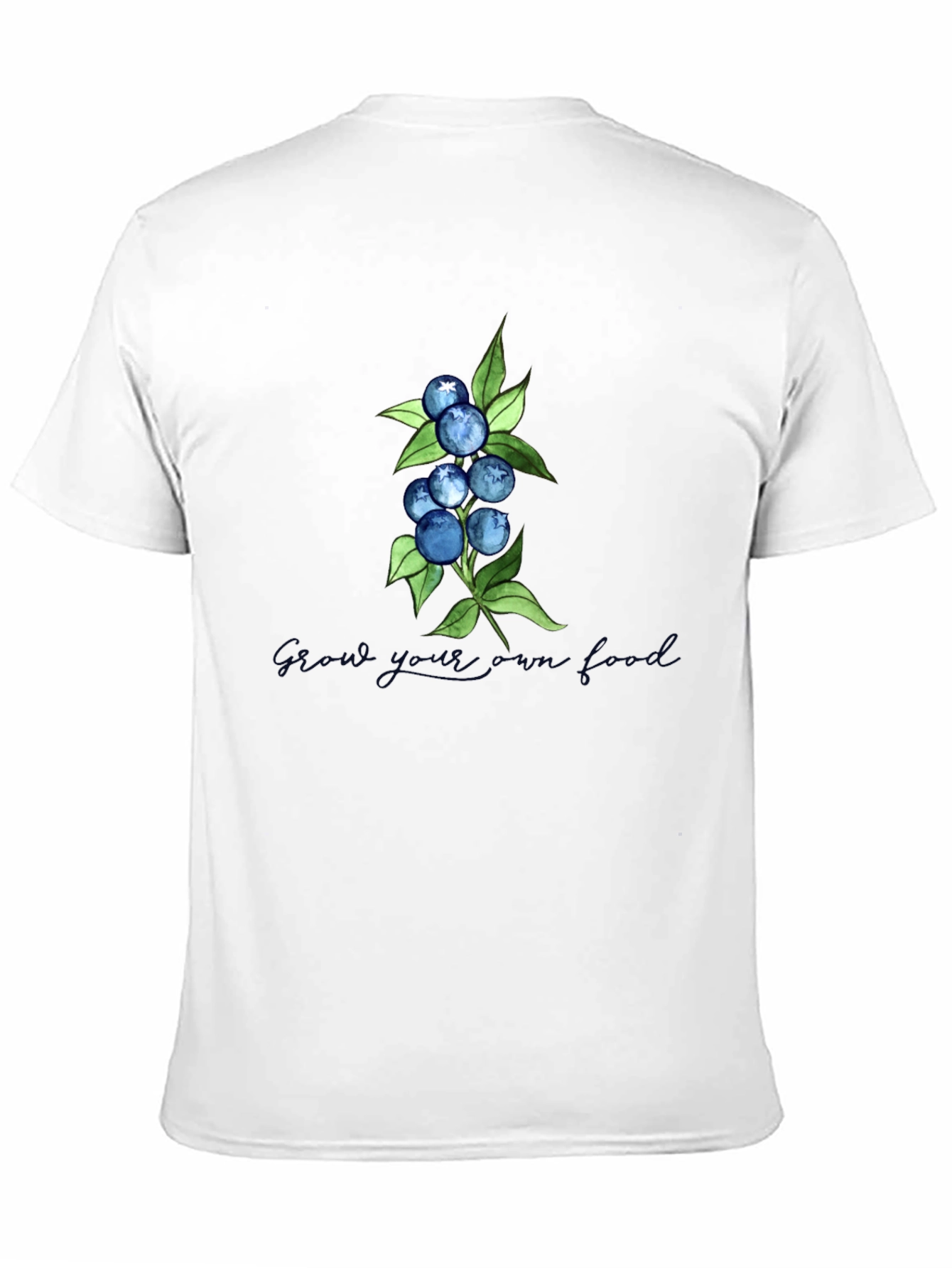 Black Blueberry Graphic T-Shirt - Grow Your Own Fruit view 11