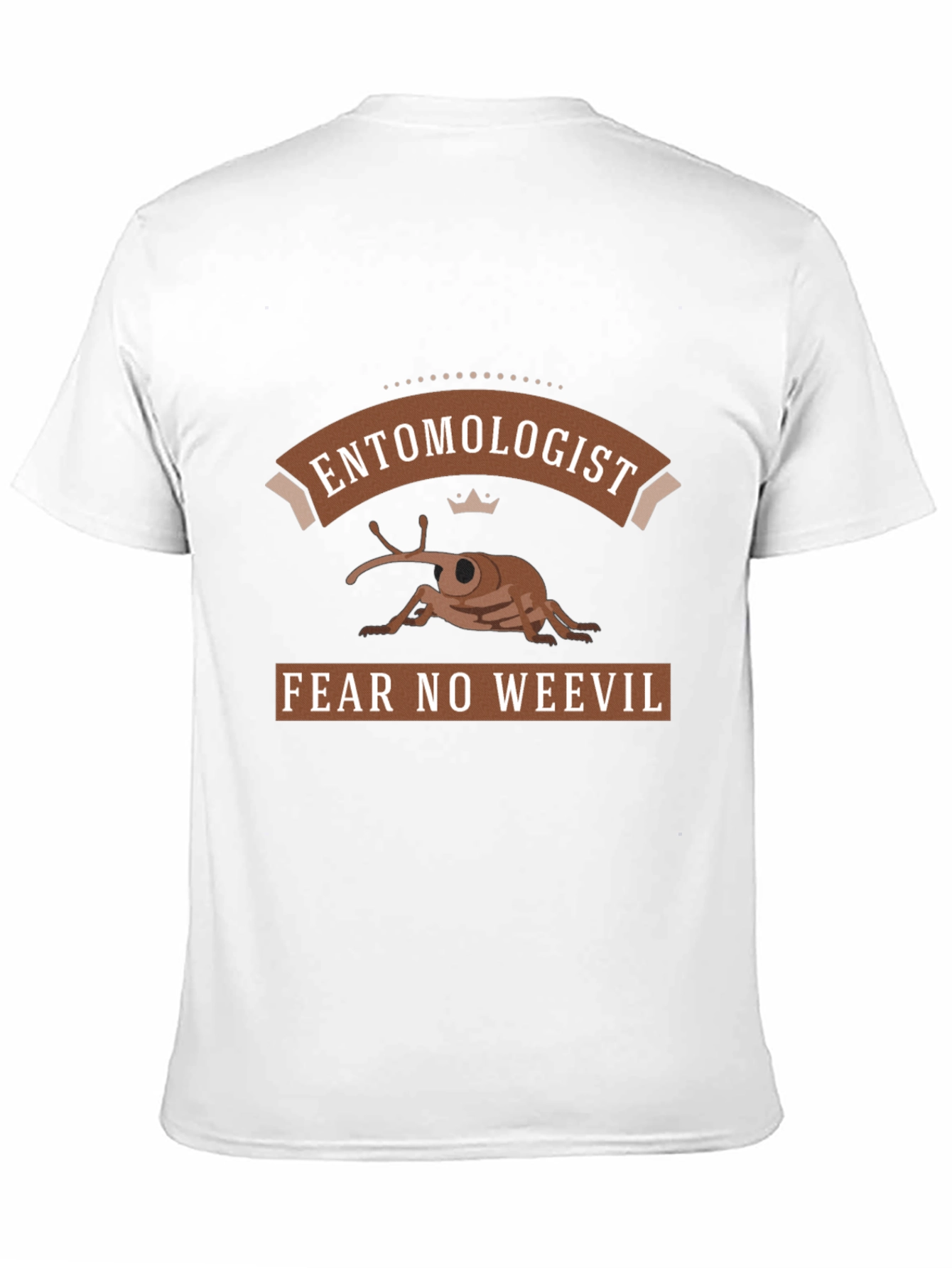 Black Entomologist Fear No Weevil Graphic T-Shirt view 11