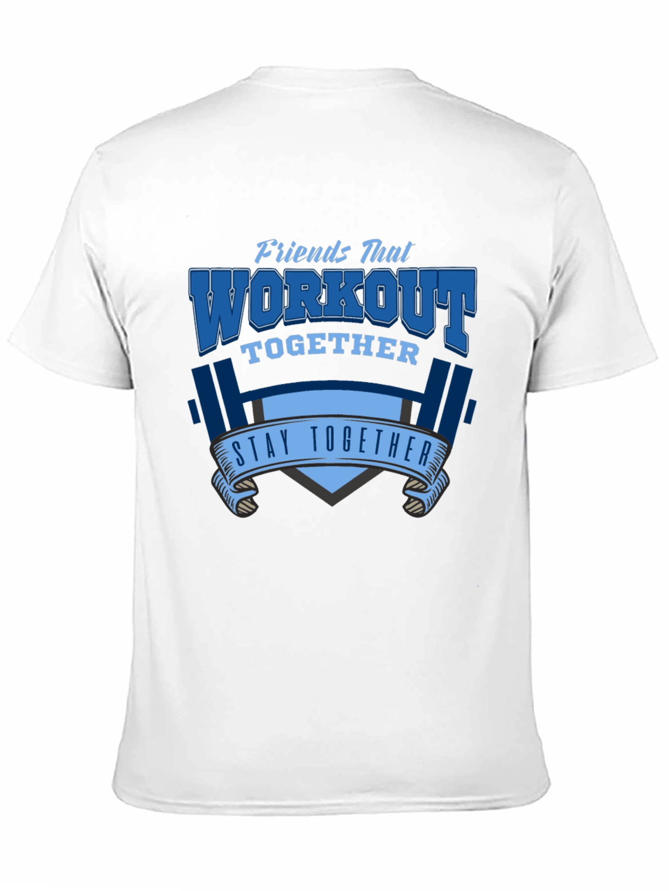 Black Workout Together T-Shirt - Fitness Apparel view 11