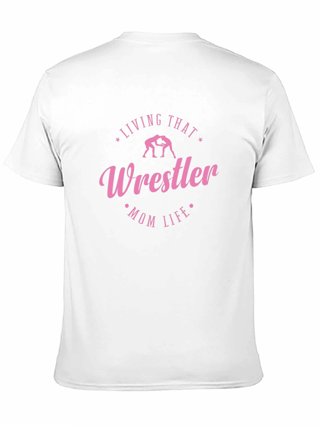 Black Wrestler Mom Life T-Shirt - Black view 11