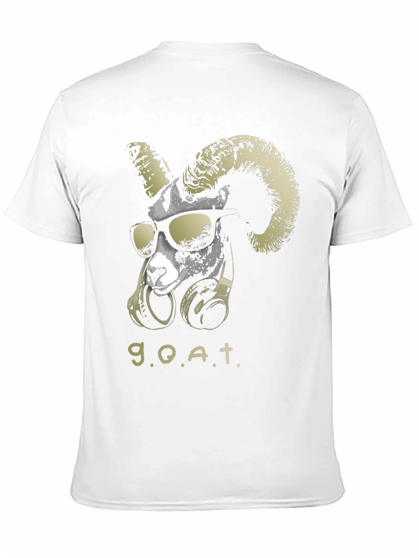 Black GOAT Graphic T-Shirt - Cool Animal Tee view 11
