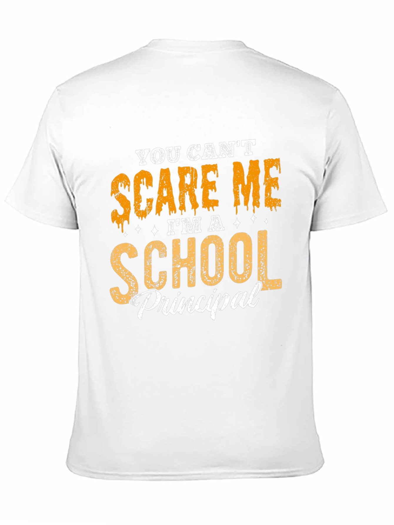 Black School Principal T-Shirt - Funny Halloween Scare Tee view 11