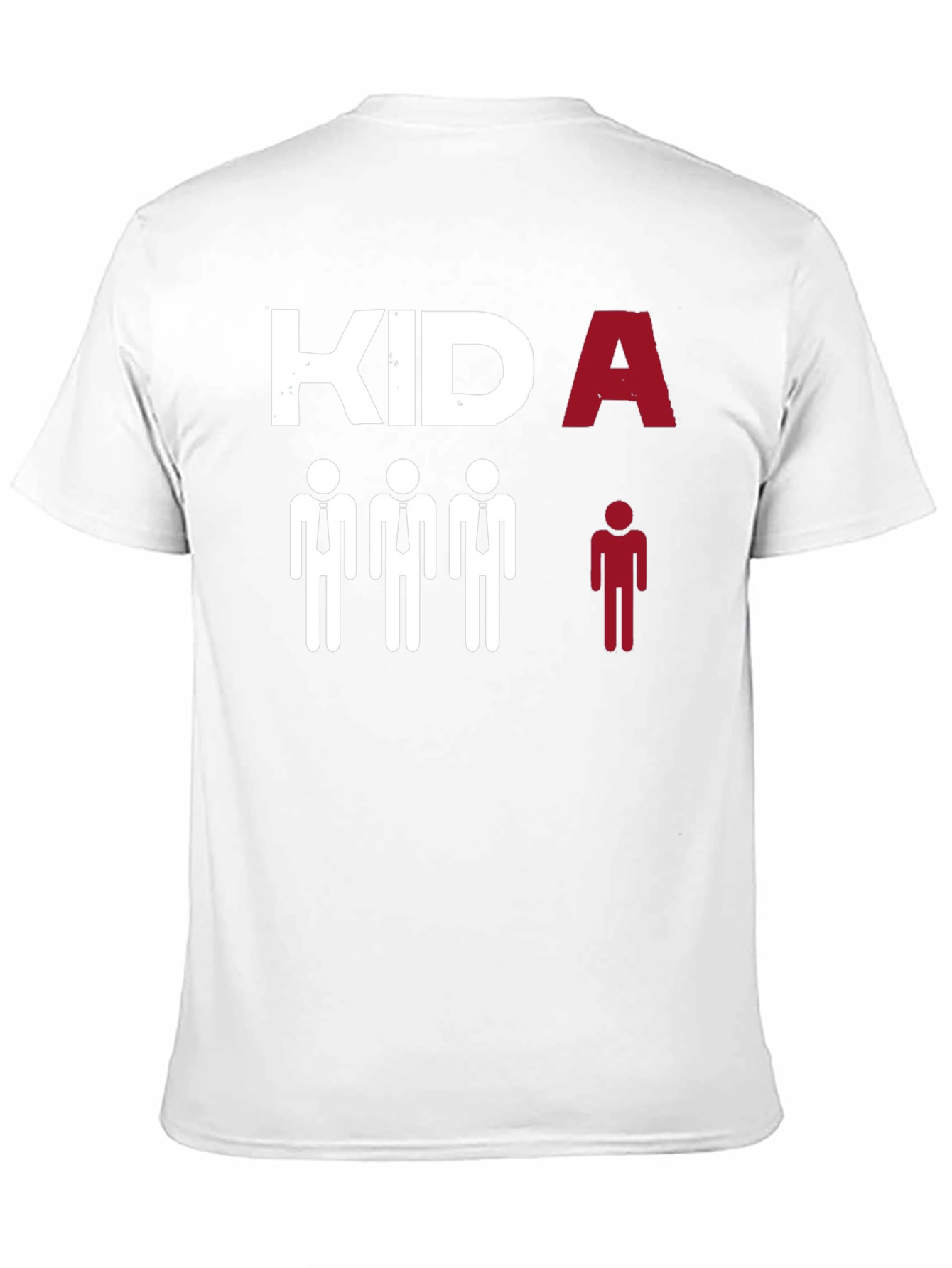 Black Kid A Graphic Tee - Unique Design, Black Cotton T-Shirt view 11