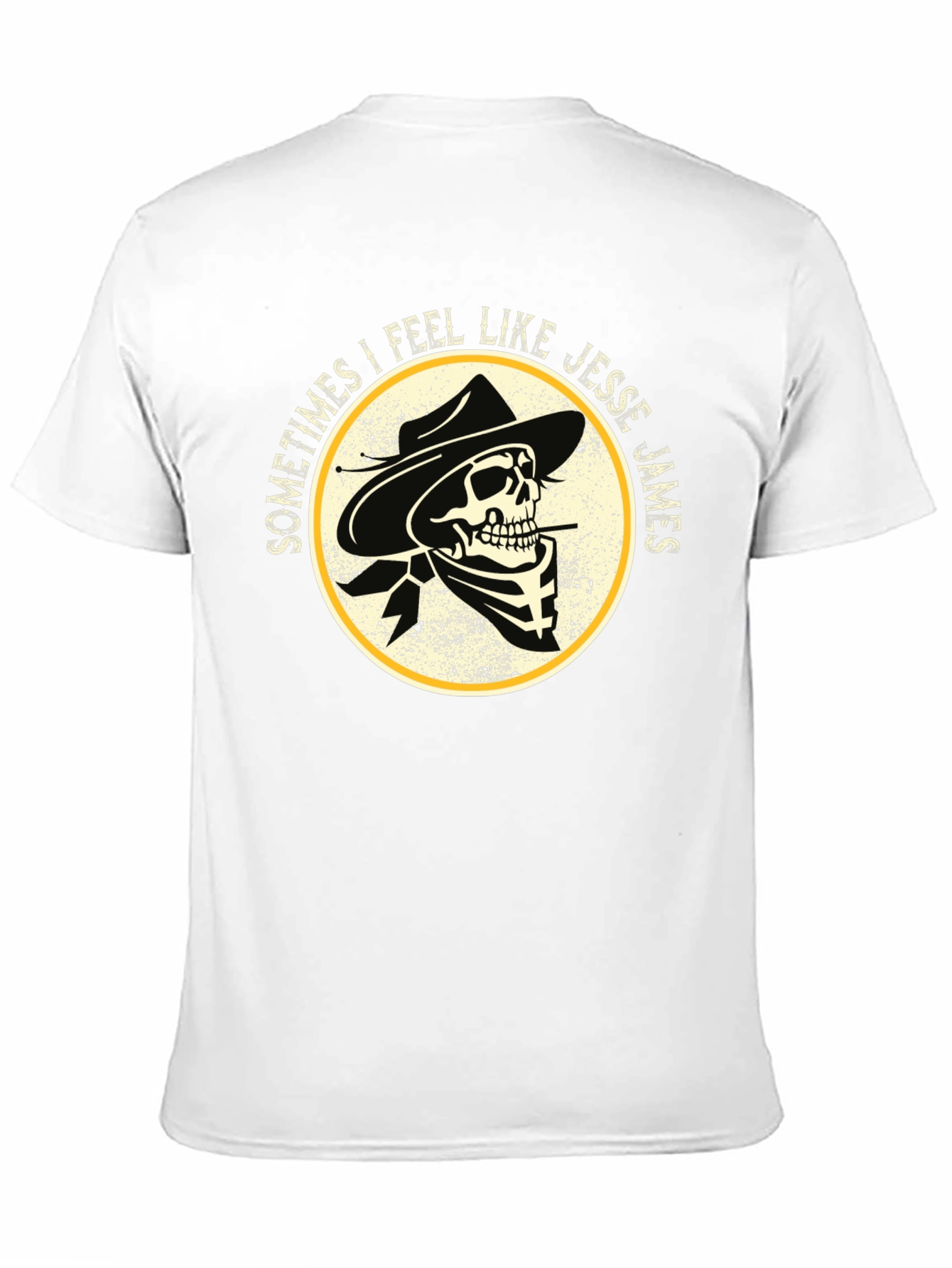 Black Jesse James Skeleton Cowboy Graphic Tee view 11