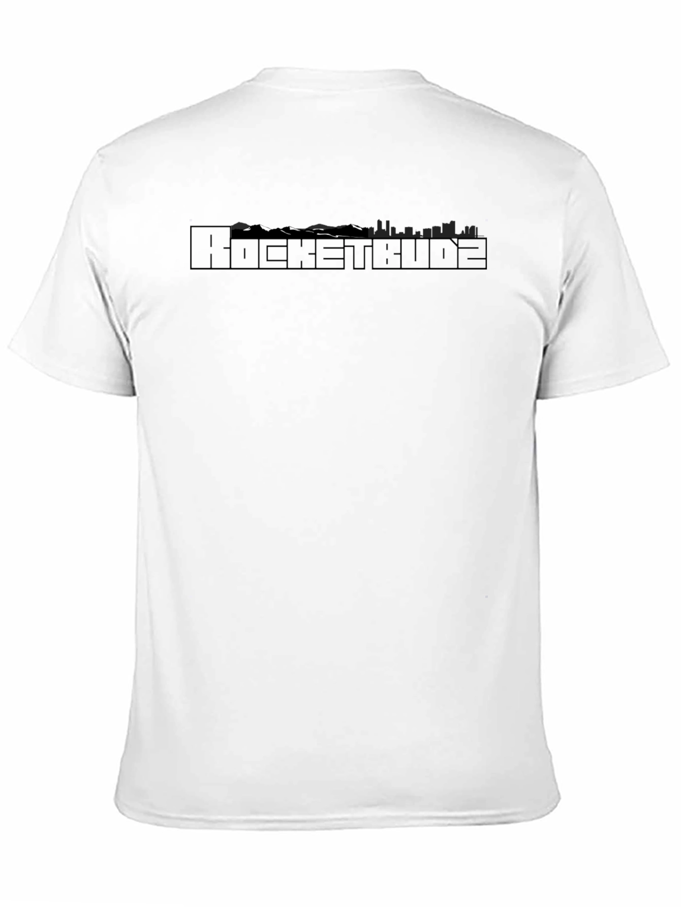 Black Rocketbude Graphic Tee - Black Casual T-Shirt view 11