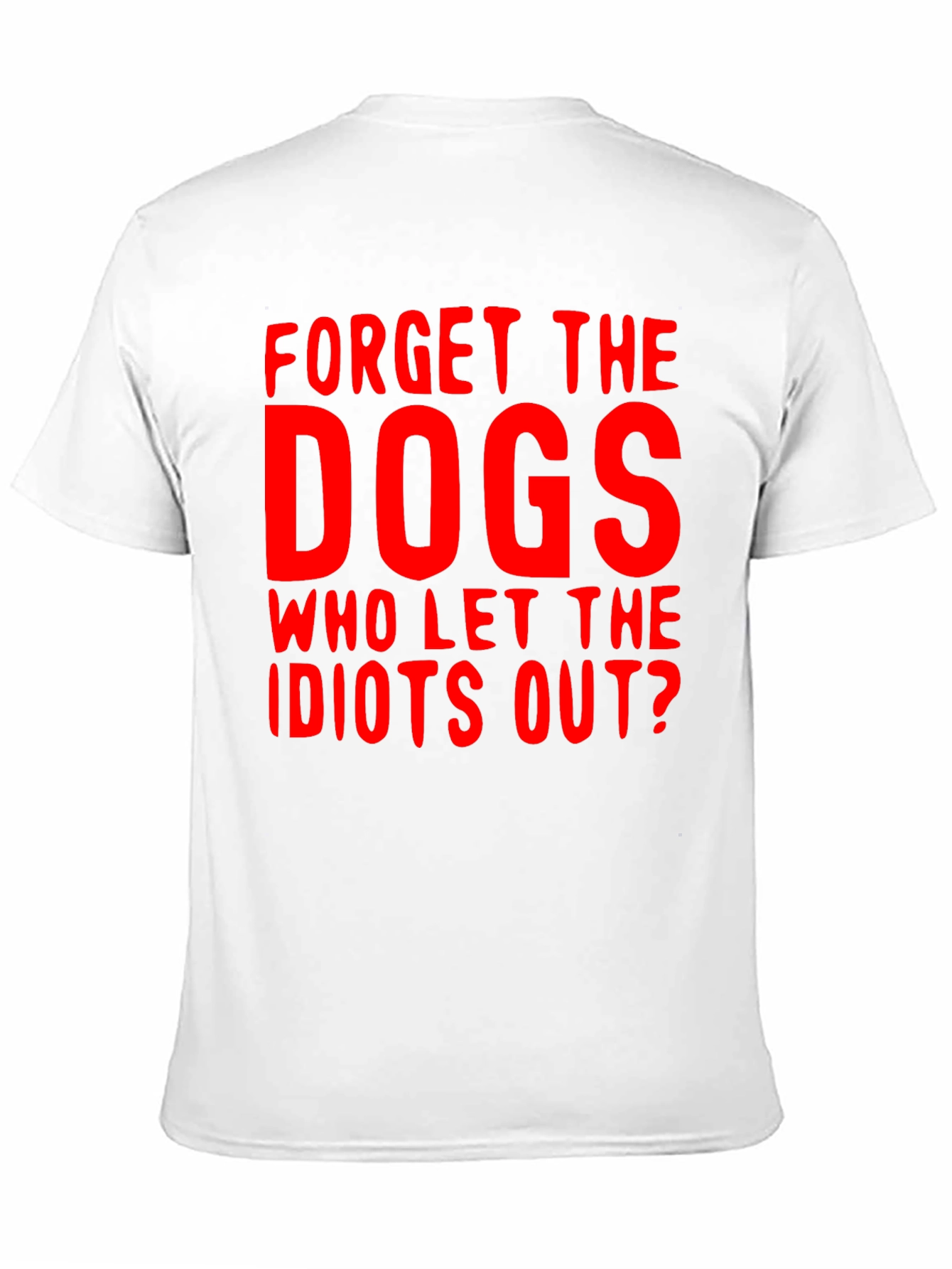 Black Forget the Dogs Graphic T-Shirt view 11