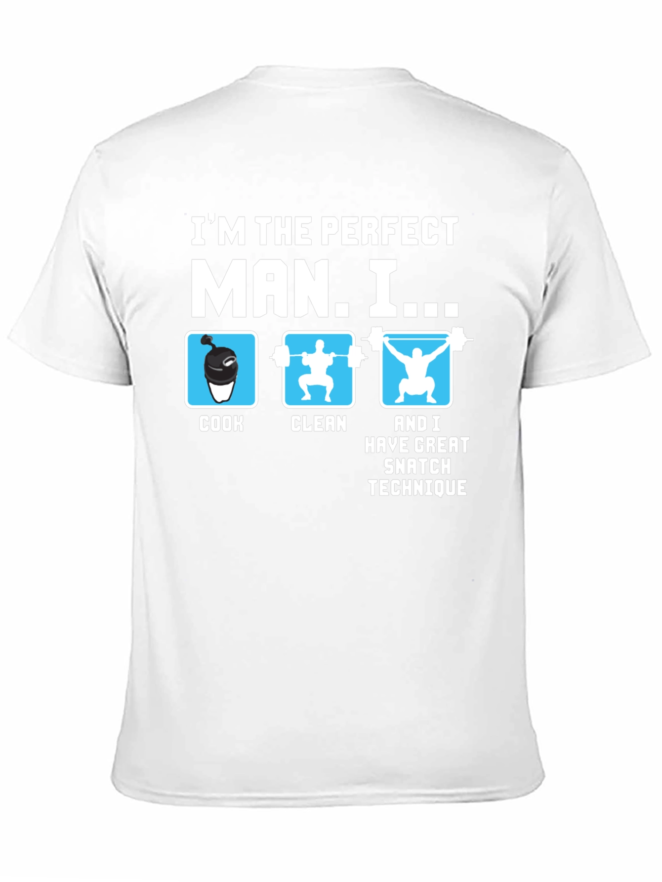 Black Perfect Man Graphic Tee view 11