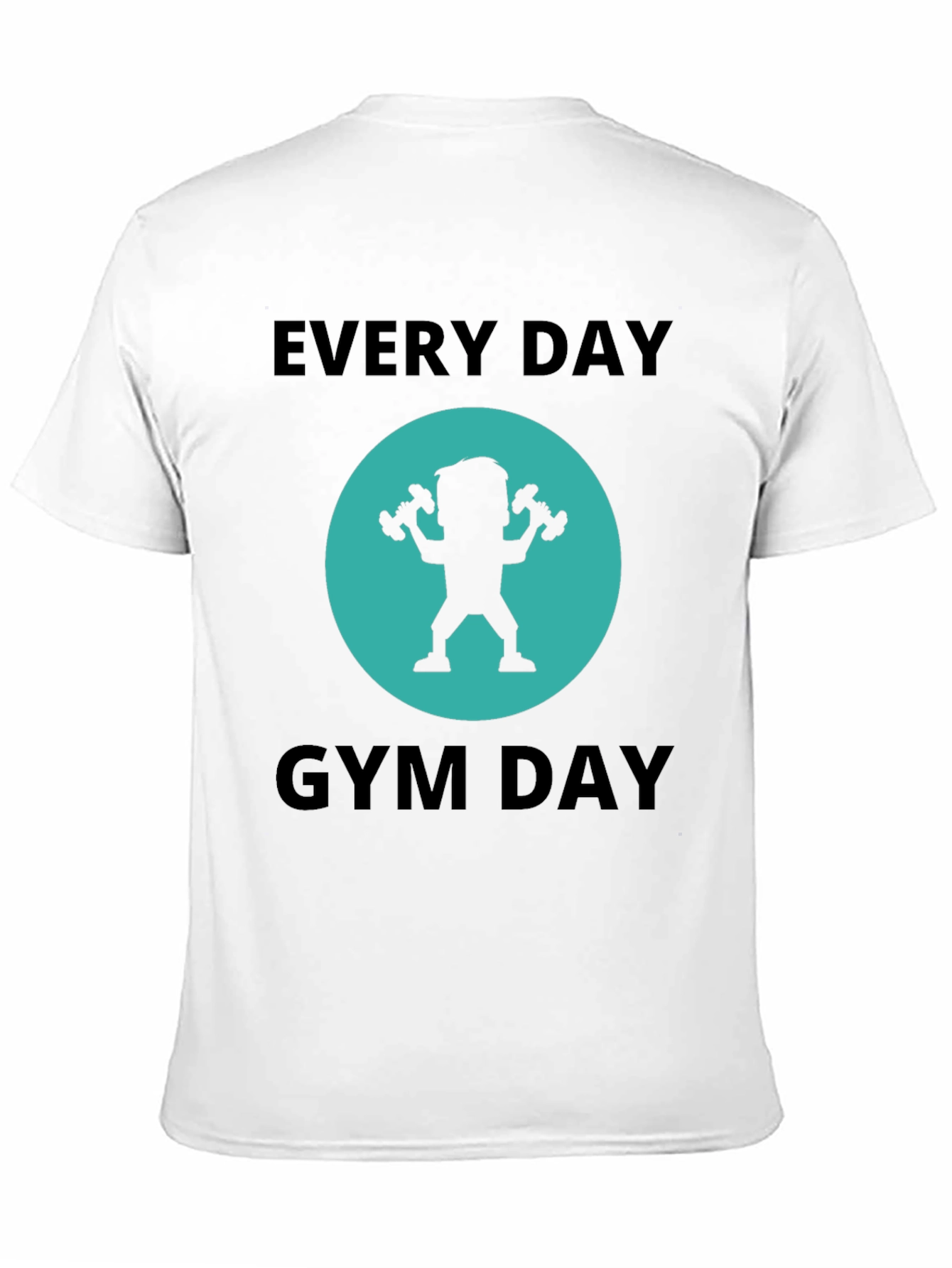 Black Every Day Gym Day Black T-Shirt view 11