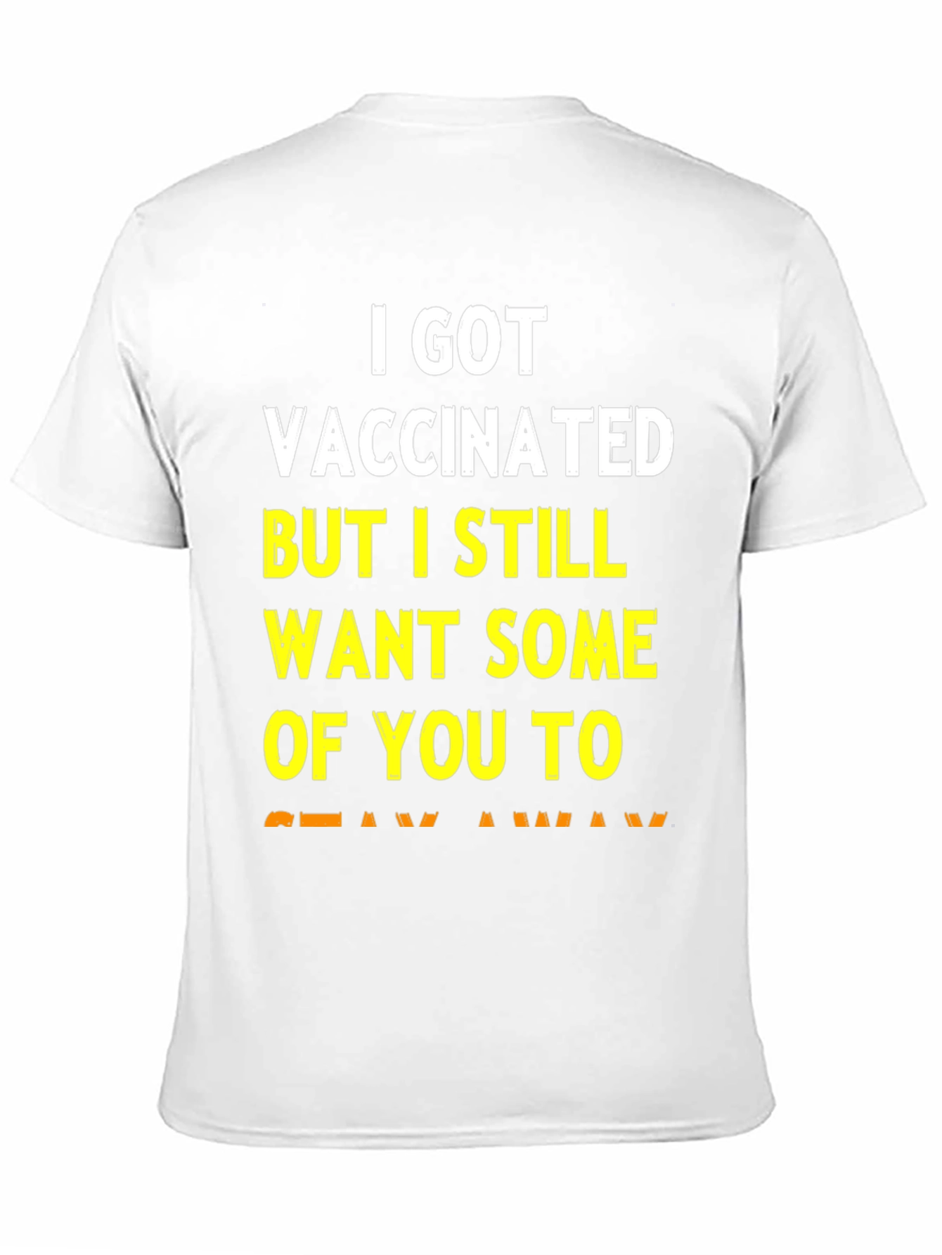 Black Vaccinated Funny Graphic Tee view 11