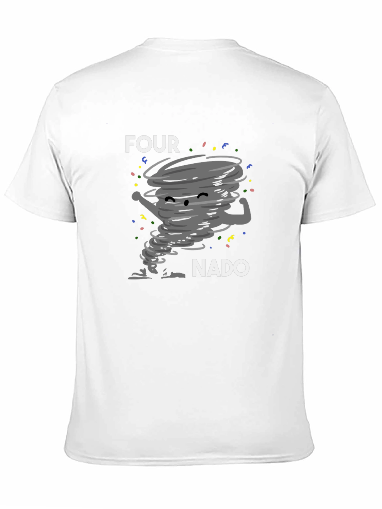 Black Fournado Graphic Tee - Fun & Stylish Black T-Shirt view 11