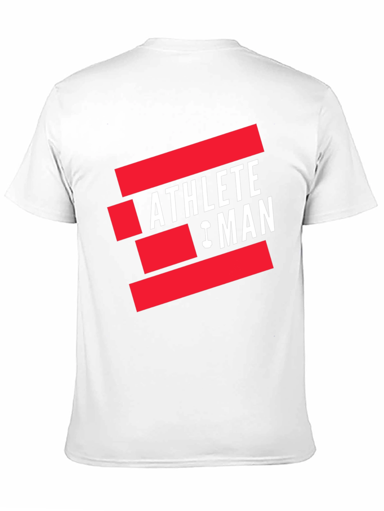 Black Athlete Man Graphic T-Shirt - Black view 11