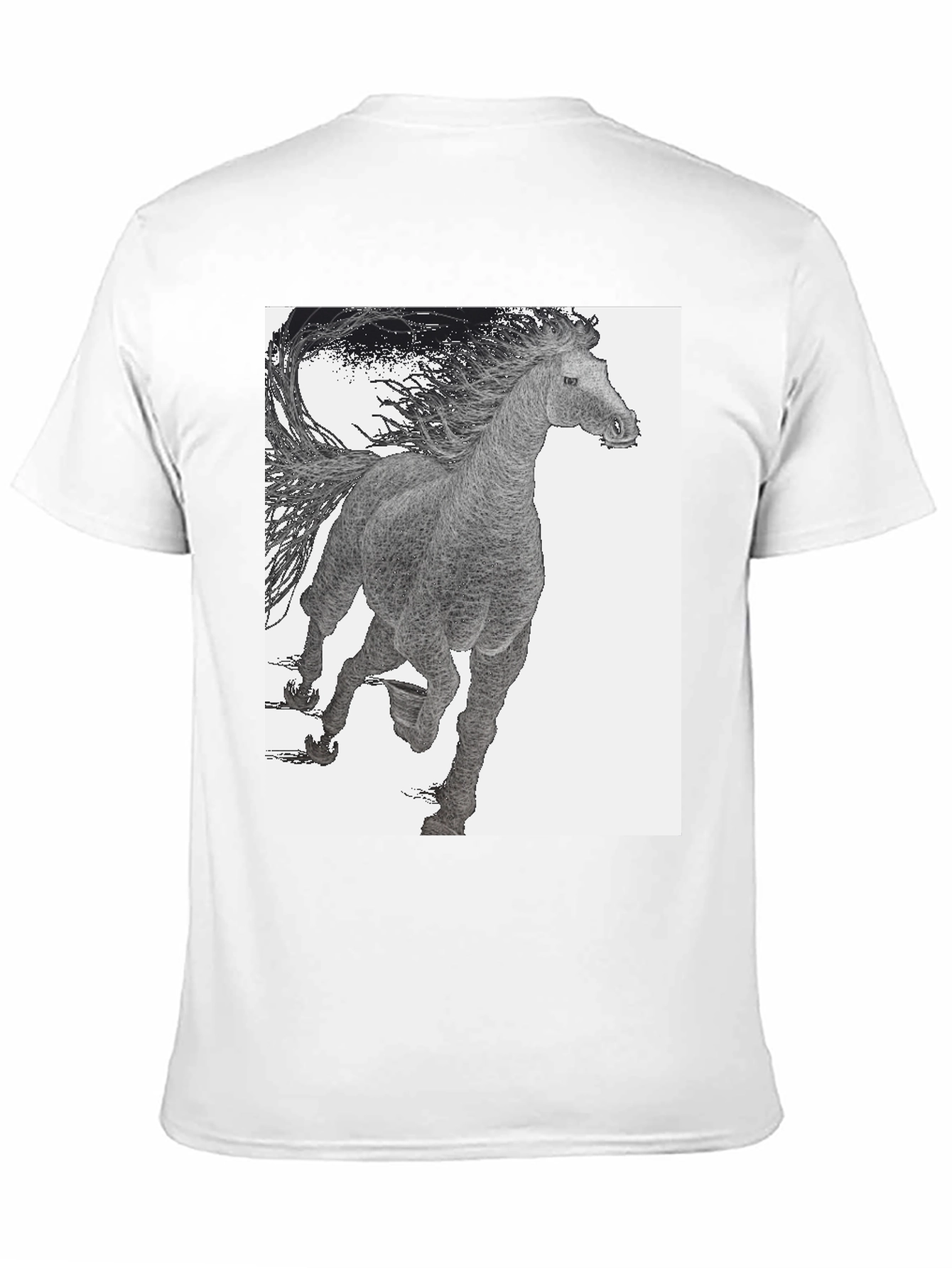 Black Black Horse Graphic Tee view 11