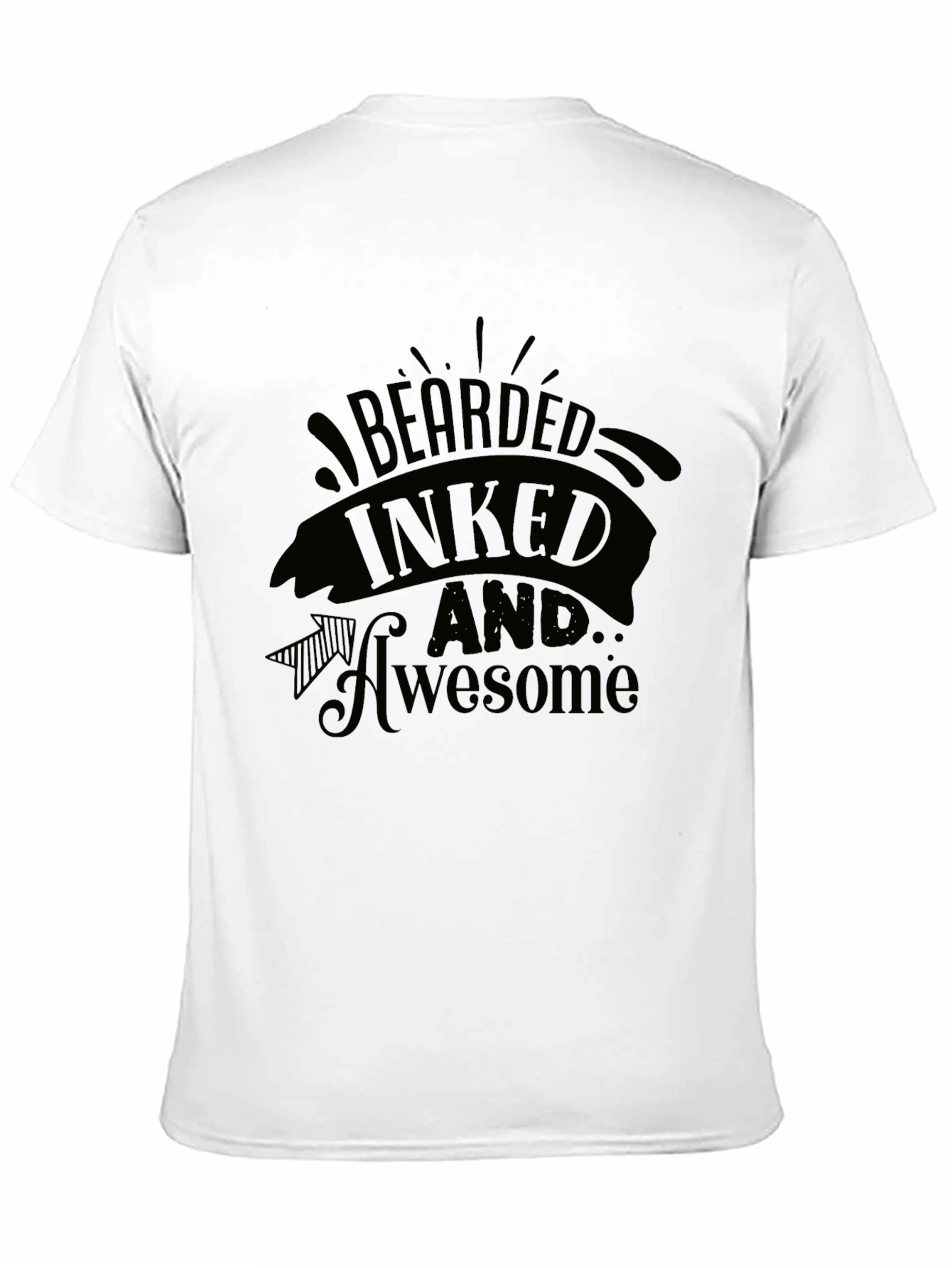Bearded Inked Awesome Graphic T-Shirt - 11