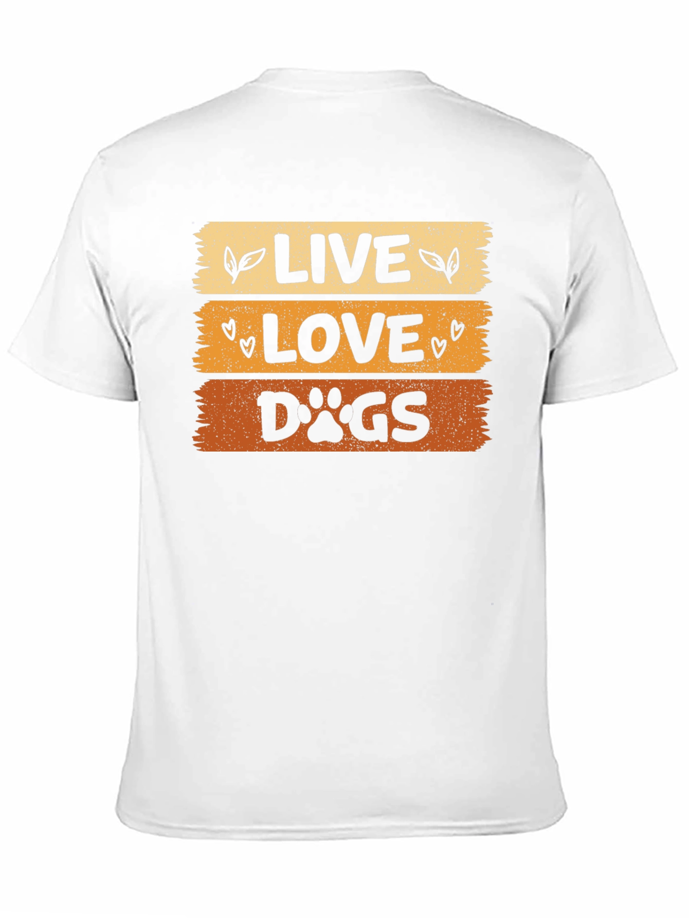 Black Live Love Dogs T-Shirt - Stylish Pet Lover Tee view 11