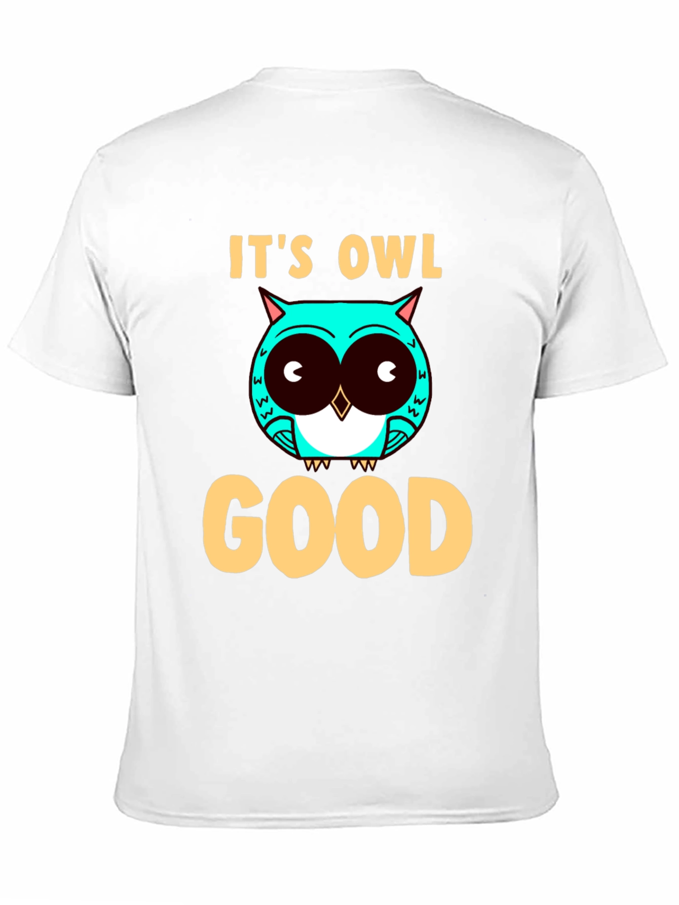 Black It's Owl Good Graphic Tee - Mens Black T-Shirt view 11