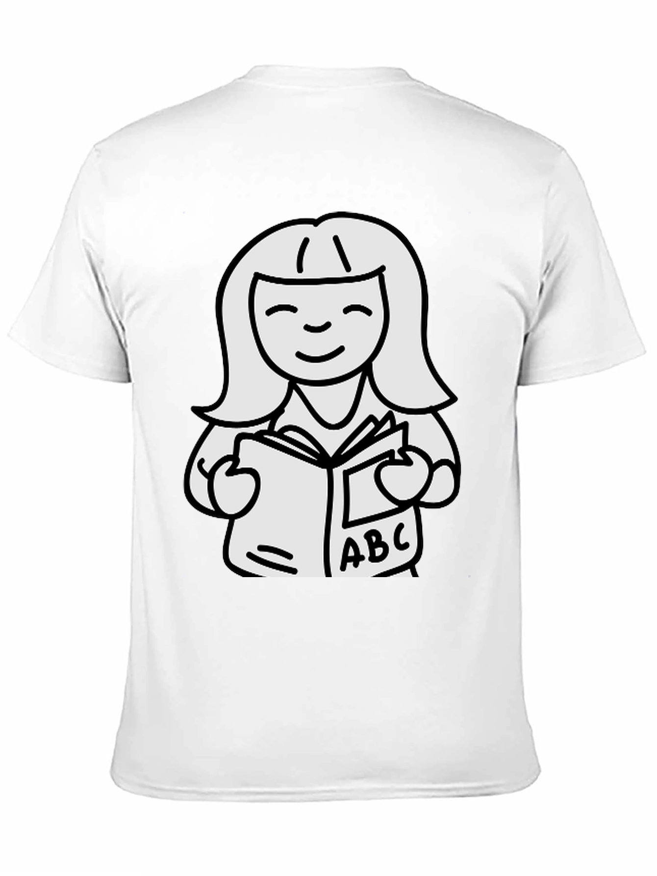 Black Bookworm Graphic Tee - Black Cotton Unisex view 11