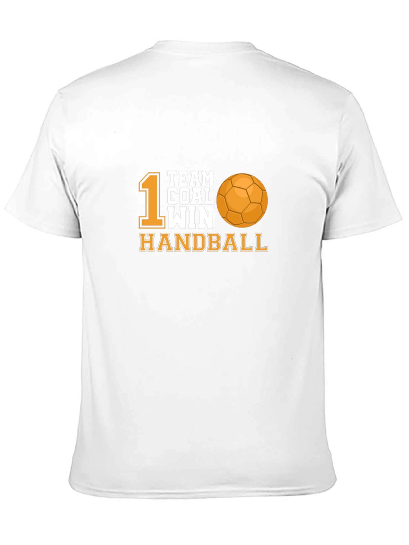 Black Handball Team Goal Win Black T-Shirt view 11