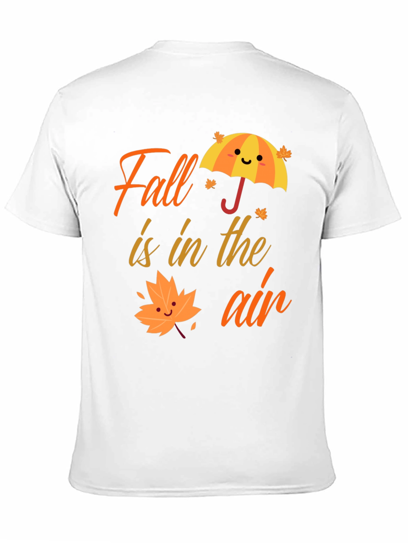 Black Fall is in the Air Graphic T-Shirt view 11