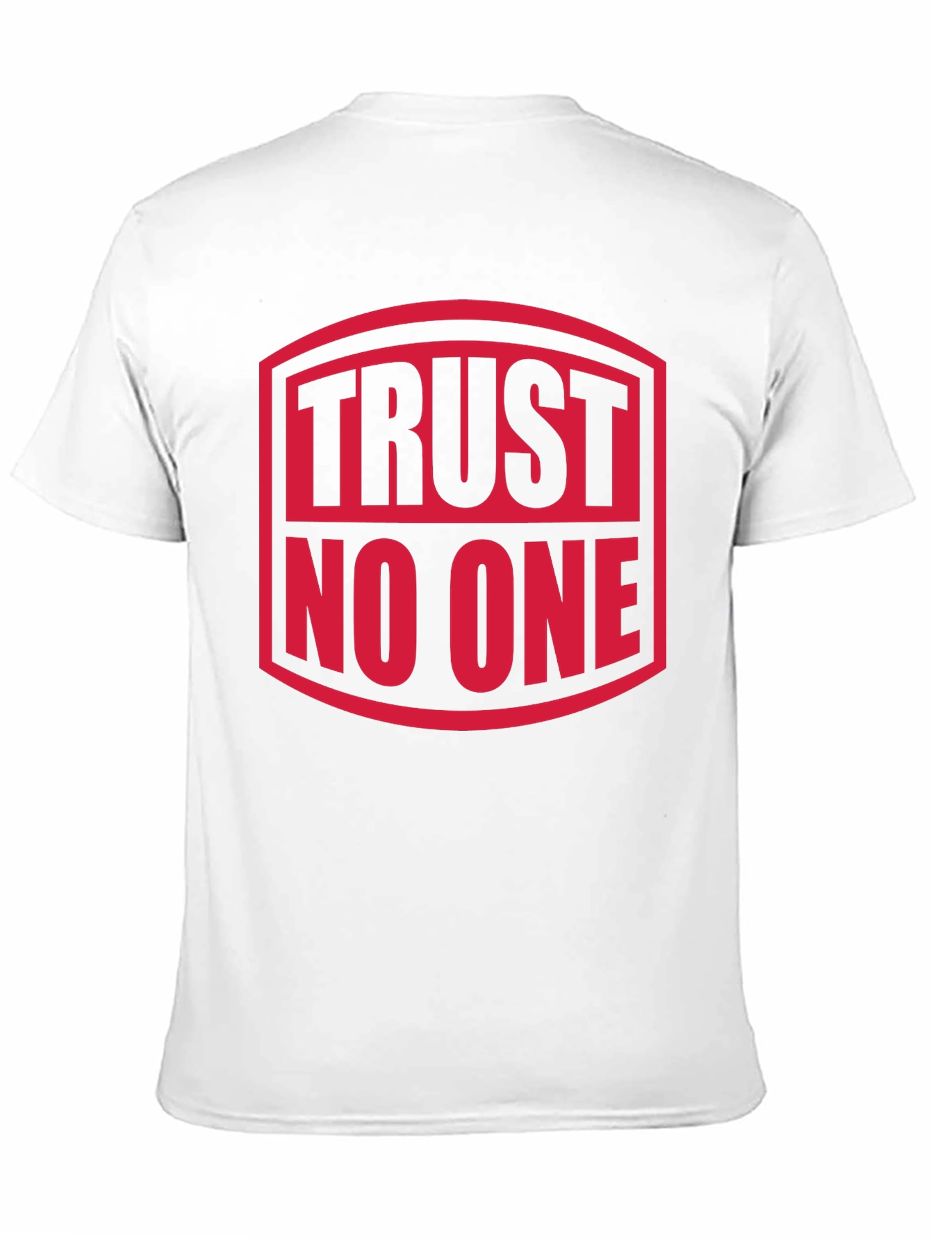 Black Trust No One Graphic Tee - Black view 11